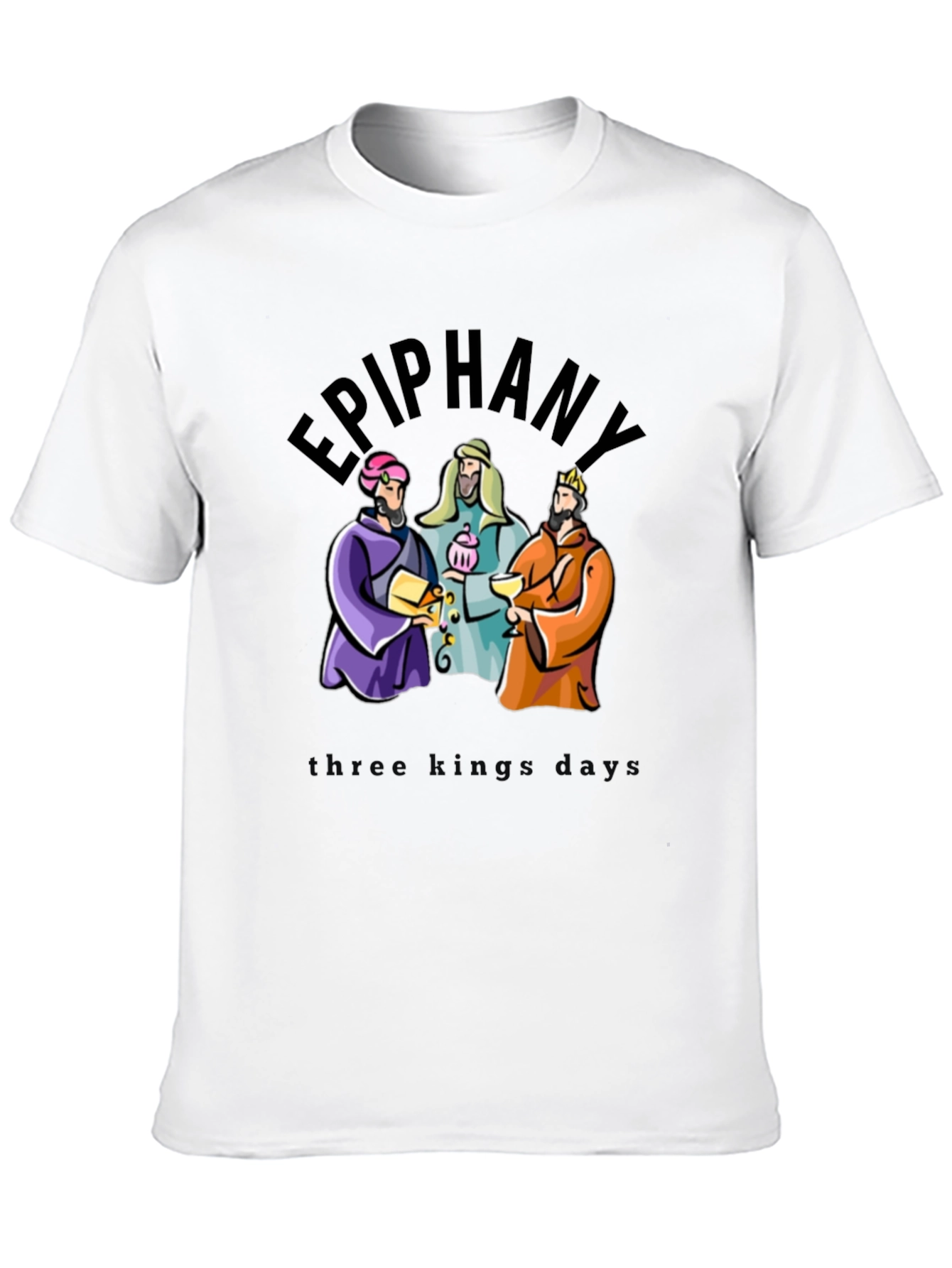 Epiphany Three Kings Black T-Shirt