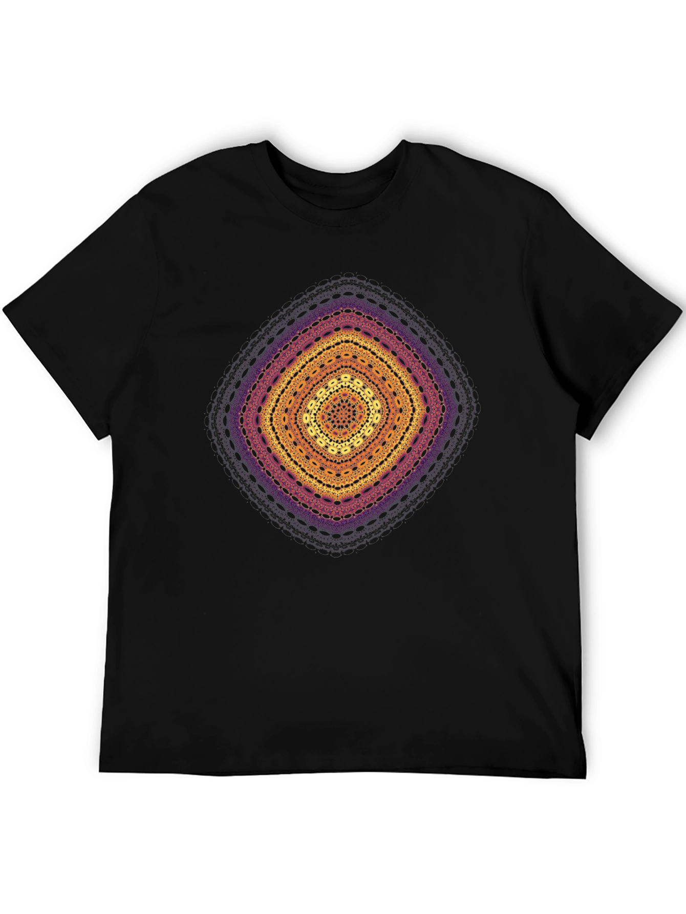 Geometric Mandala Print T-Shirt