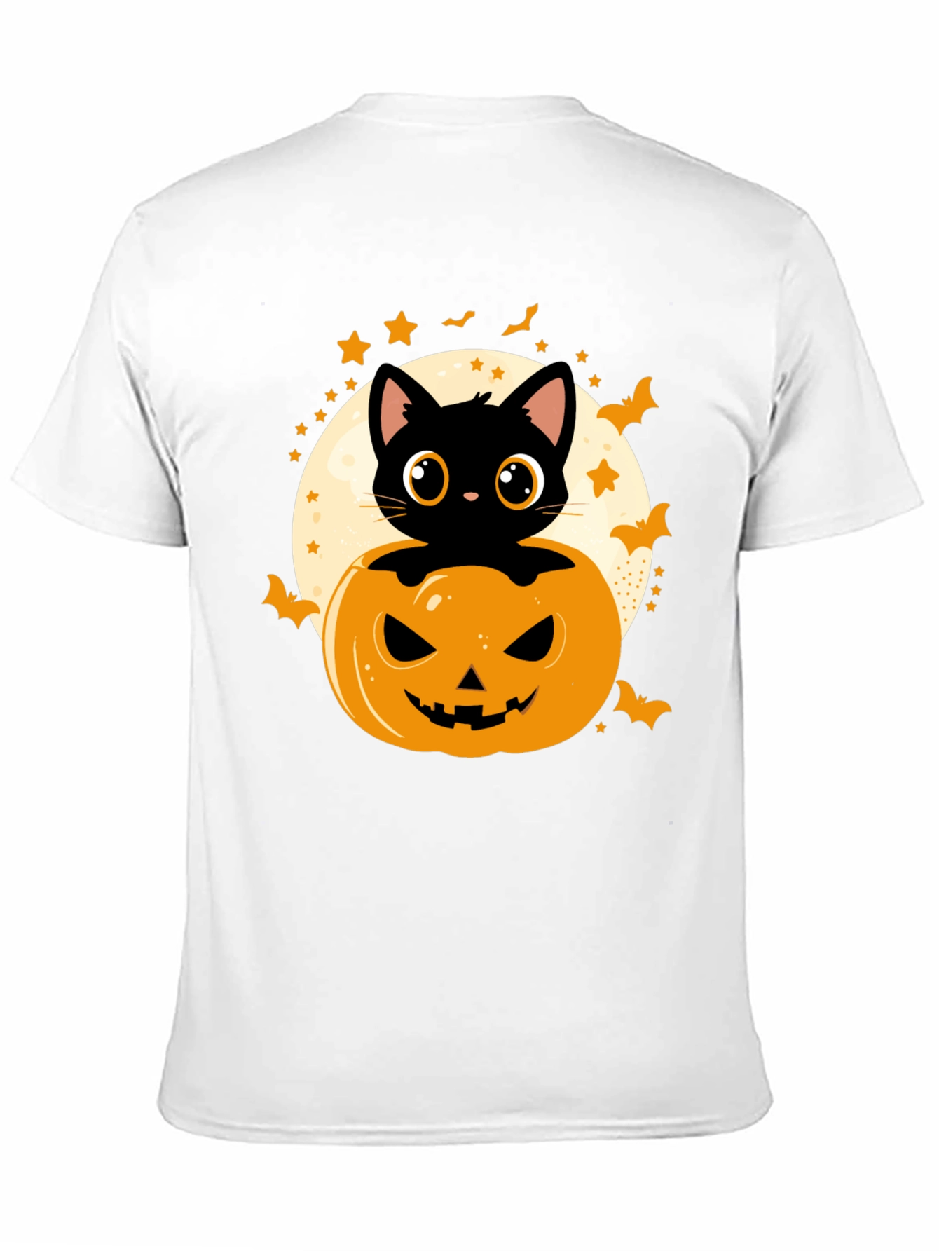 Halloween Cat Pumpkin T-Shirt