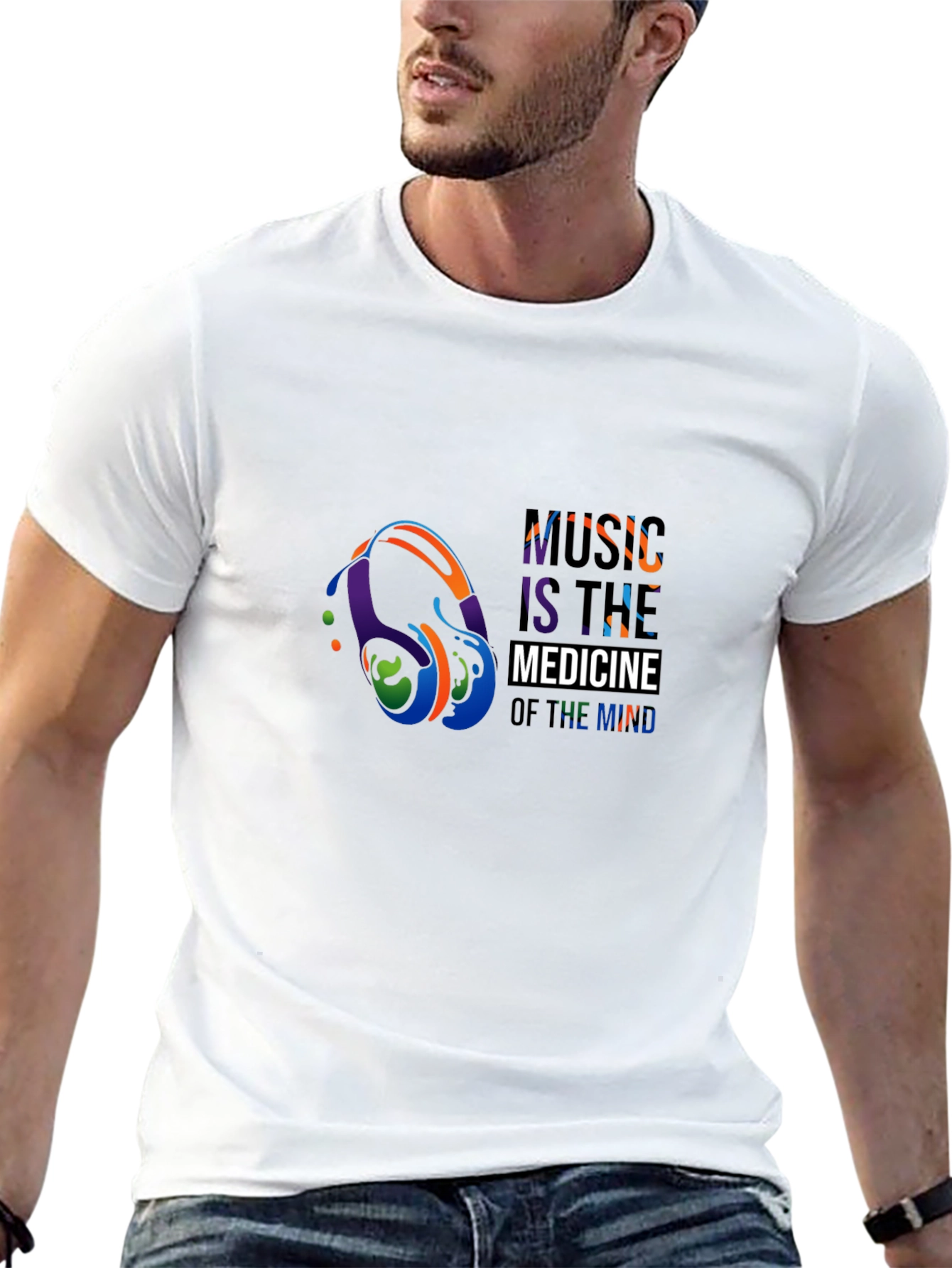 Music is the Medicine Graphic T-Shirt