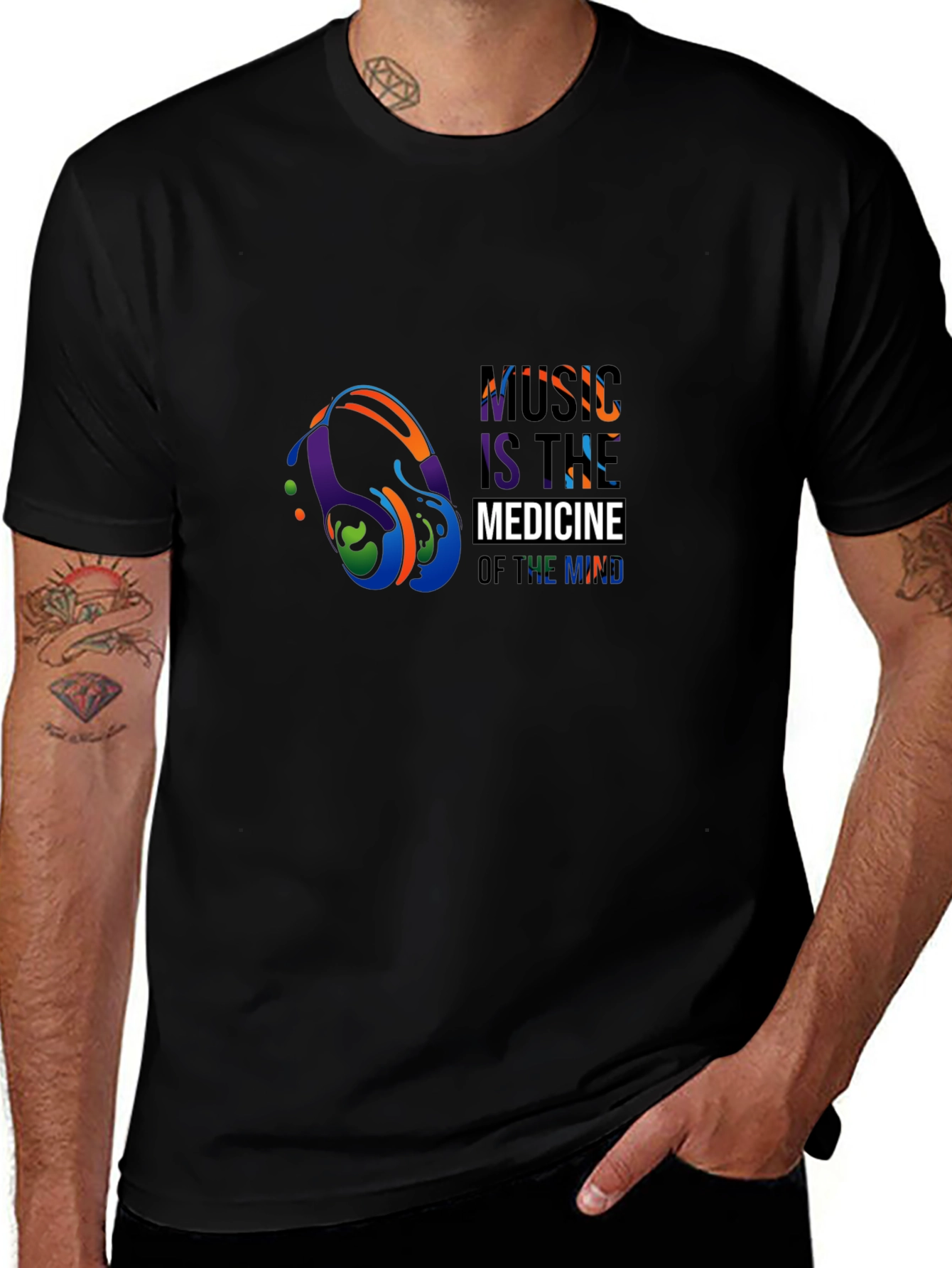 Music is the Medicine Graphic T-Shirt