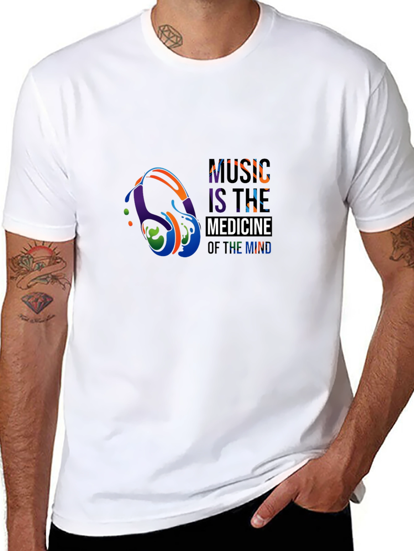 Music is the Medicine Graphic T-Shirt