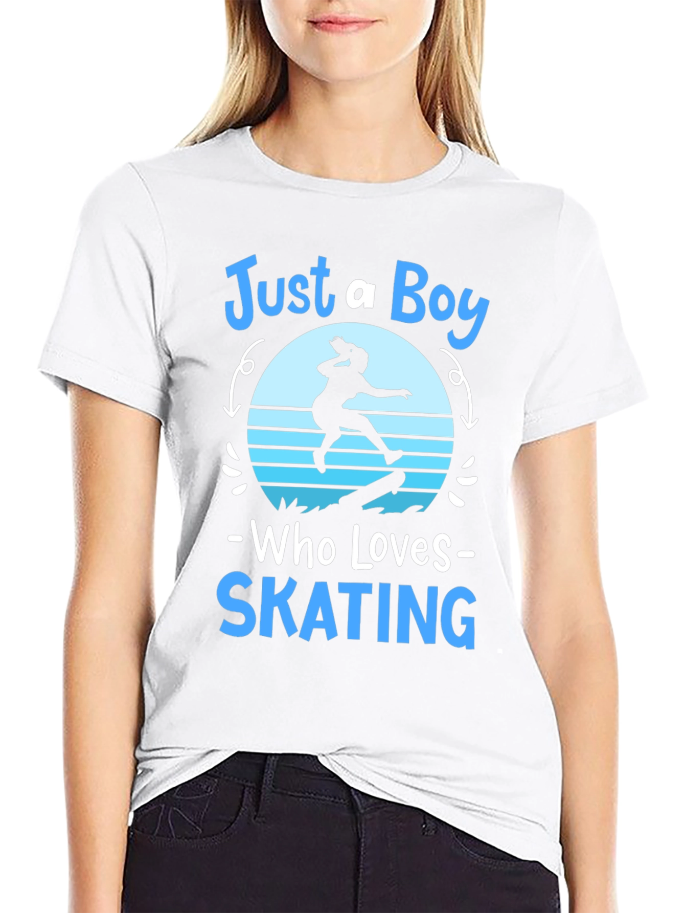 Just a Boy Who Loves Skating T-Shirt