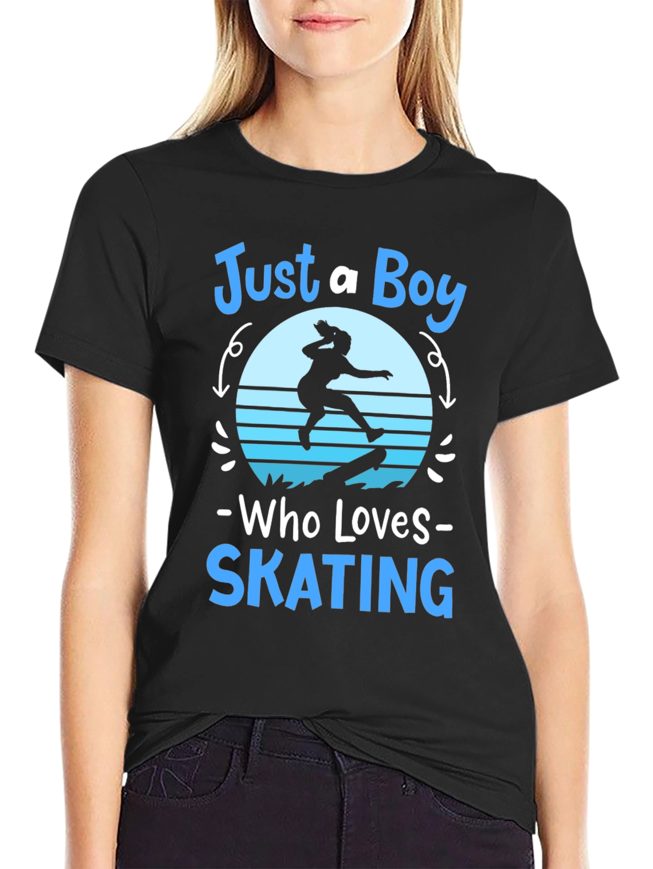 Just a Boy Who Loves Skating T-Shirt
