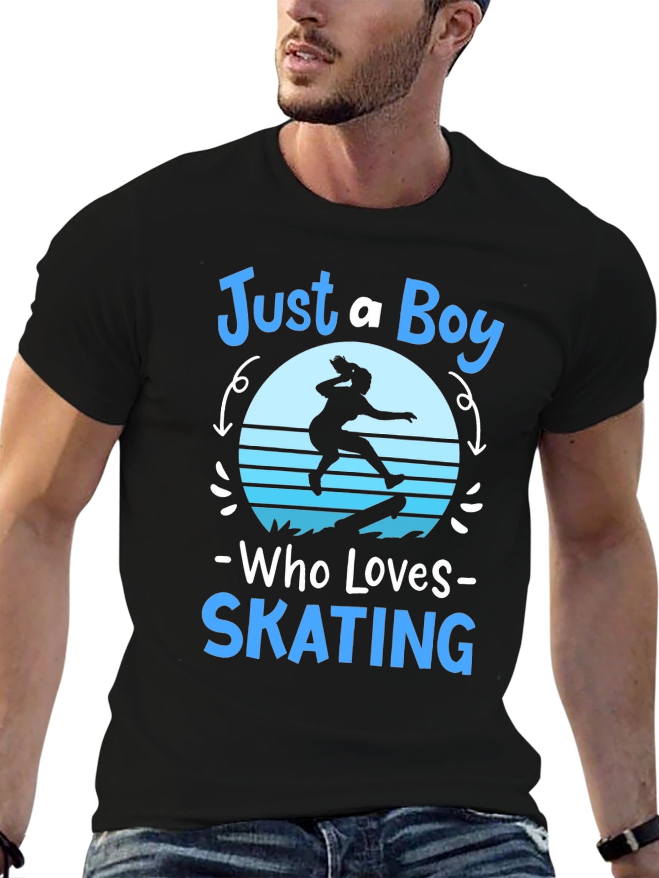 Just a Boy Who Loves Skating T-Shirt