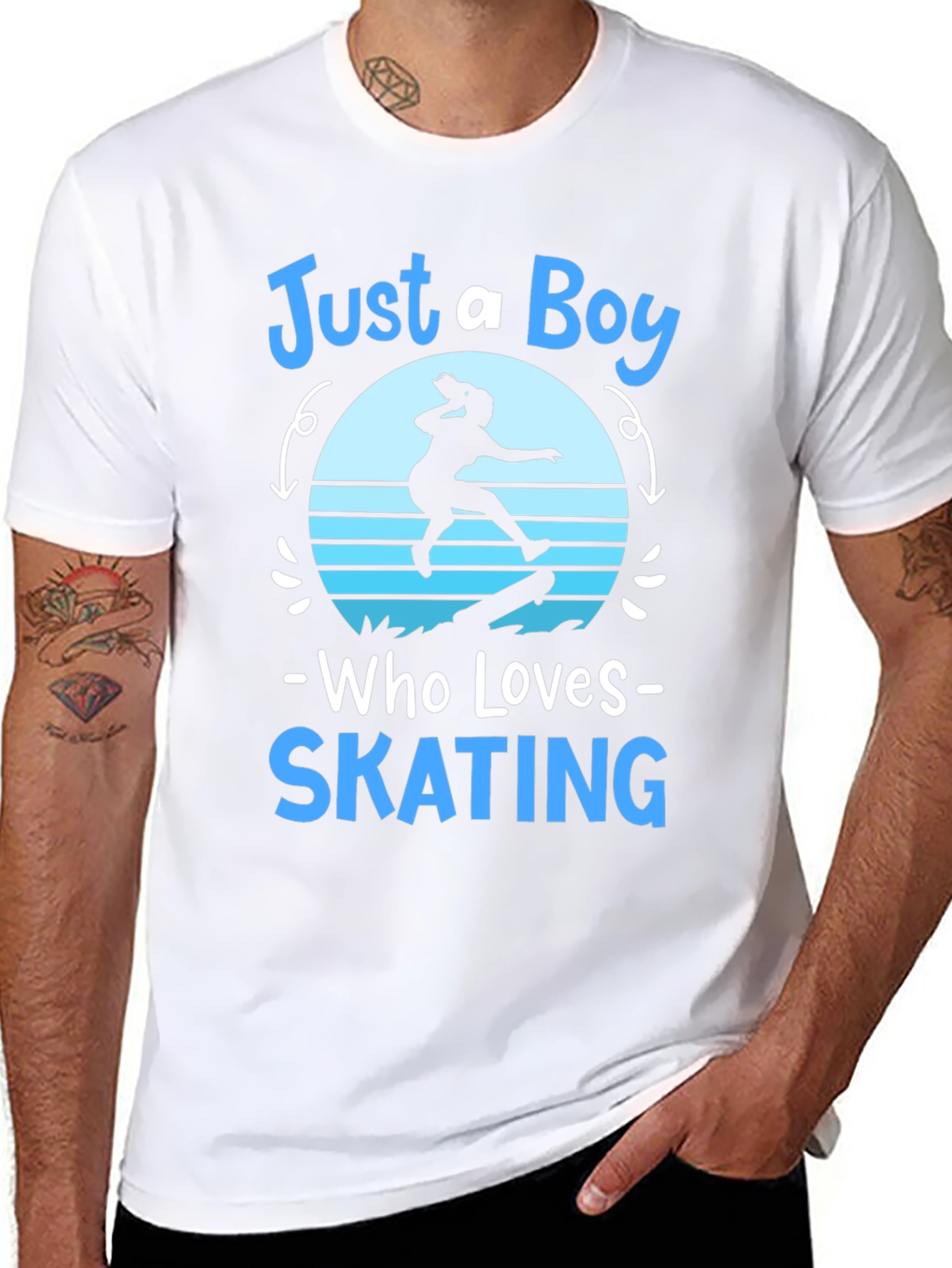 Just a Boy Who Loves Skating T-Shirt