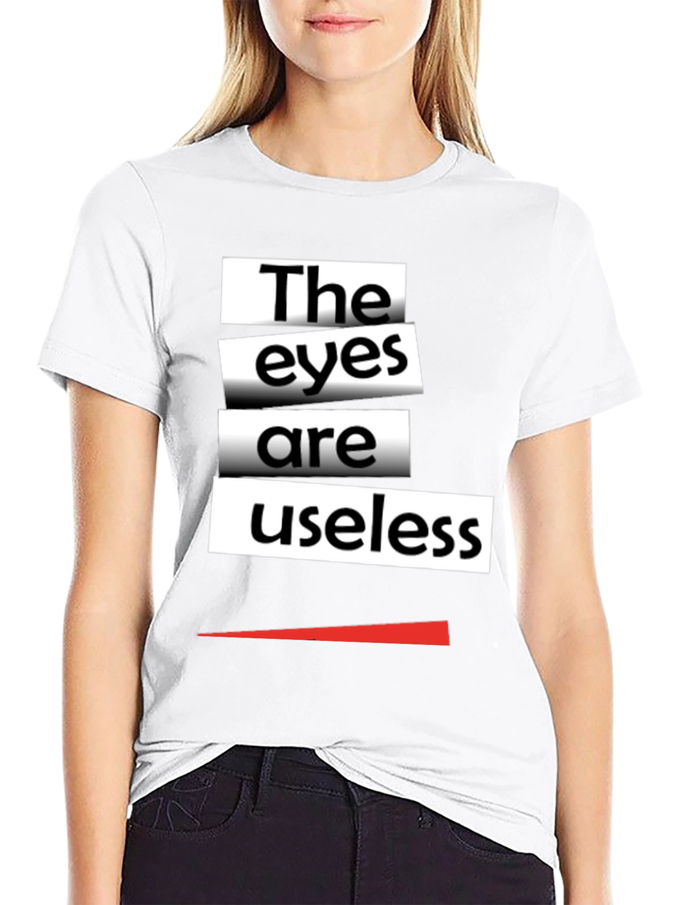 The Eyes Are Useless Graphic Tee - Black