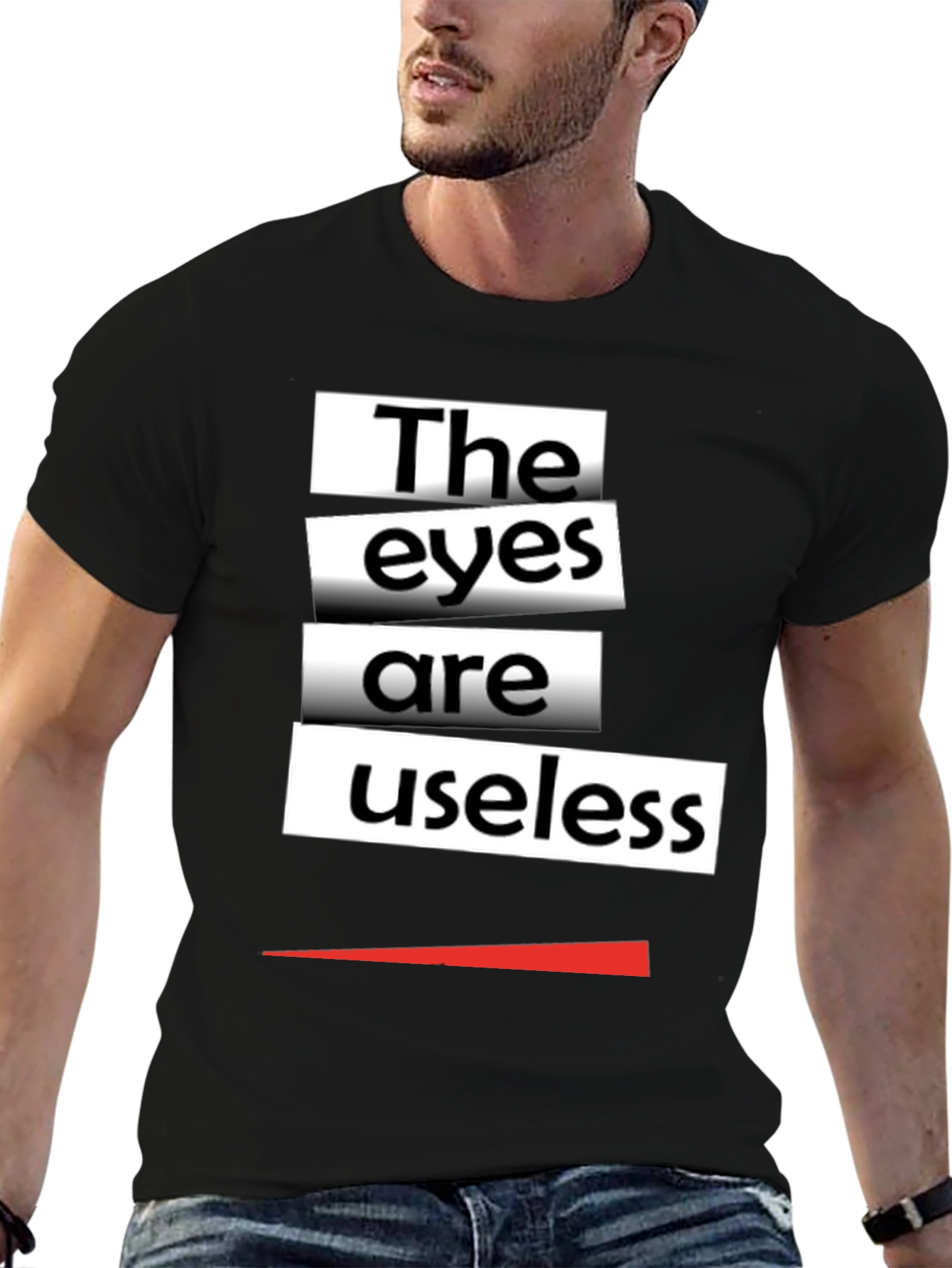 The Eyes Are Useless Graphic Tee - Black