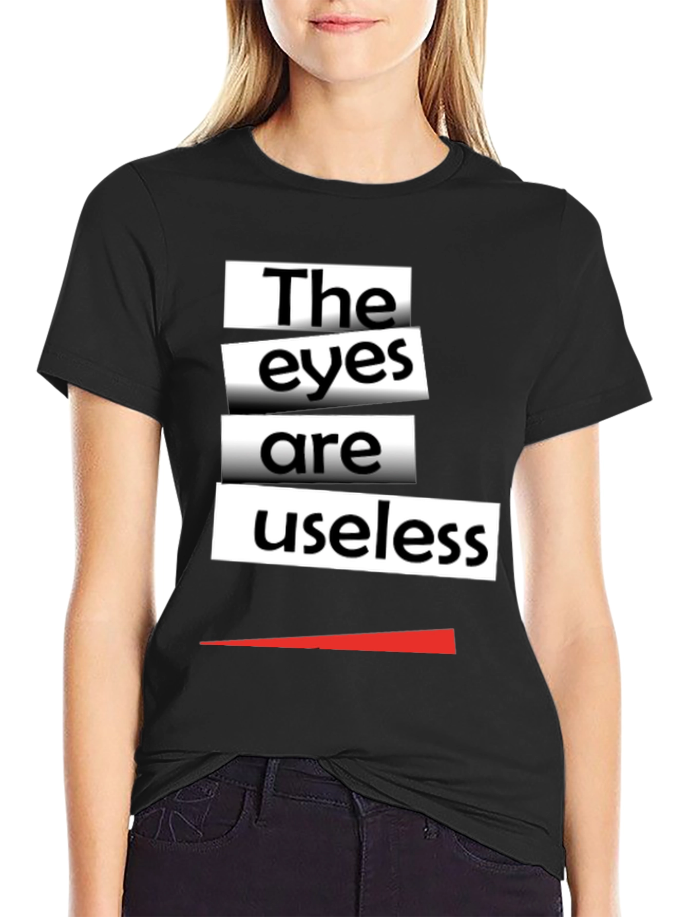 The Eyes Are Useless Graphic Tee - Black