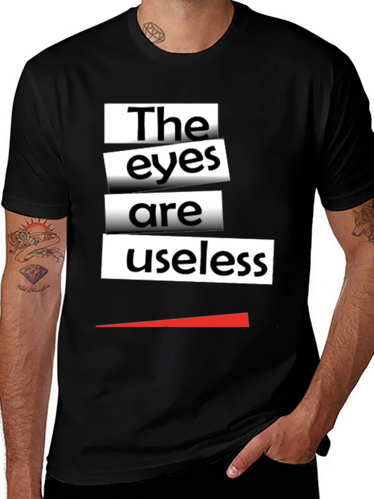 The Eyes Are Useless Graphic Tee - Black