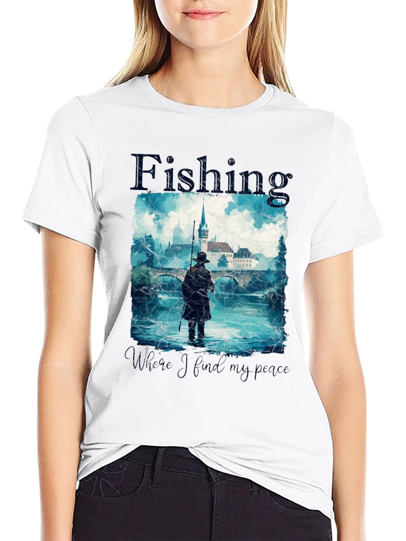 Fishing - Where I Find My Peace T-Shirt