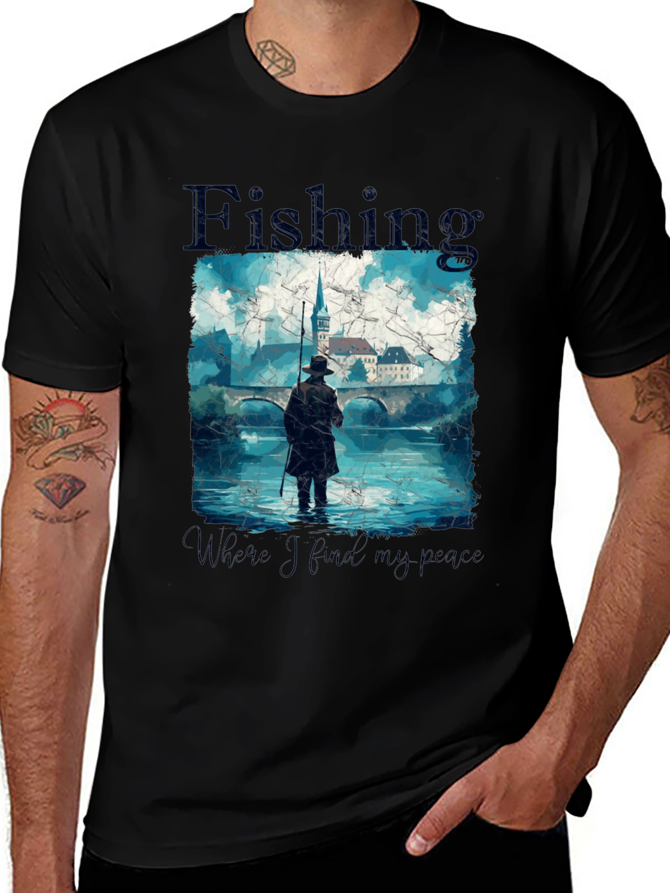 Fishing - Where I Find My Peace T-Shirt