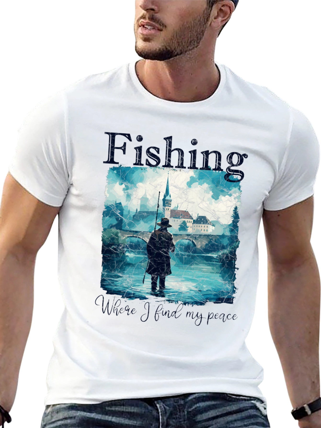 Fishing - Where I Find My Peace T-Shirt