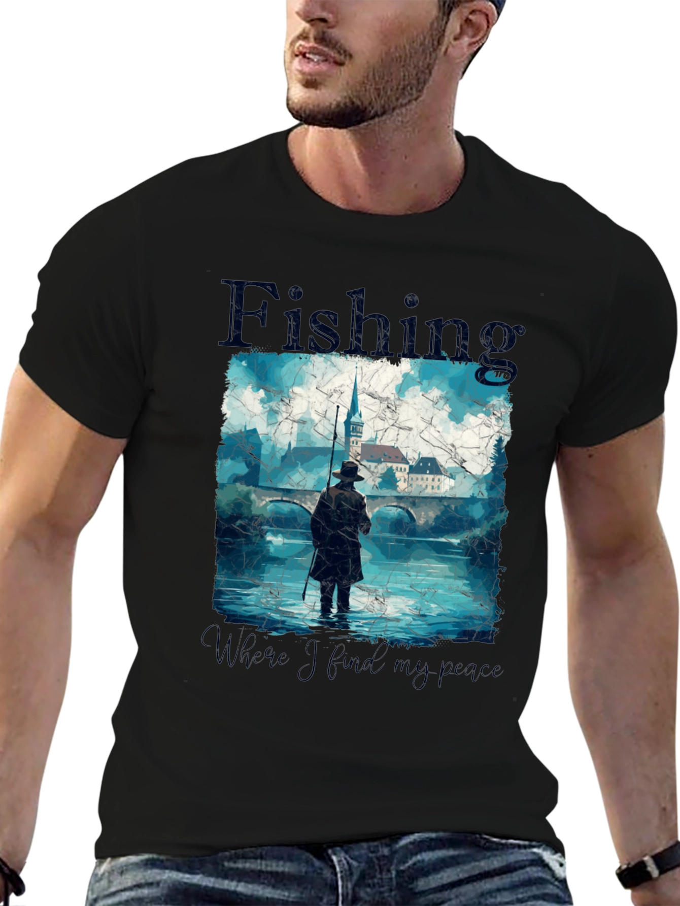 Fishing - Where I Find My Peace T-Shirt
