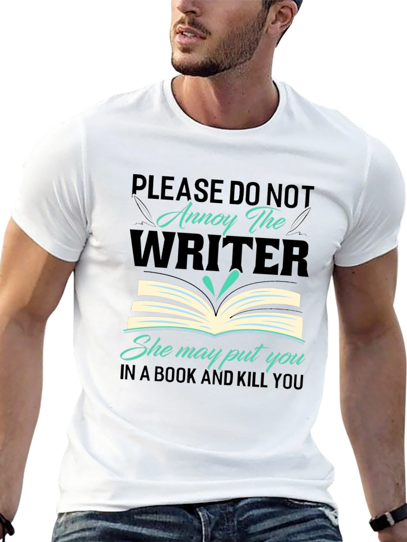 Annoy the Writer T-Shirt - Book & Kill
