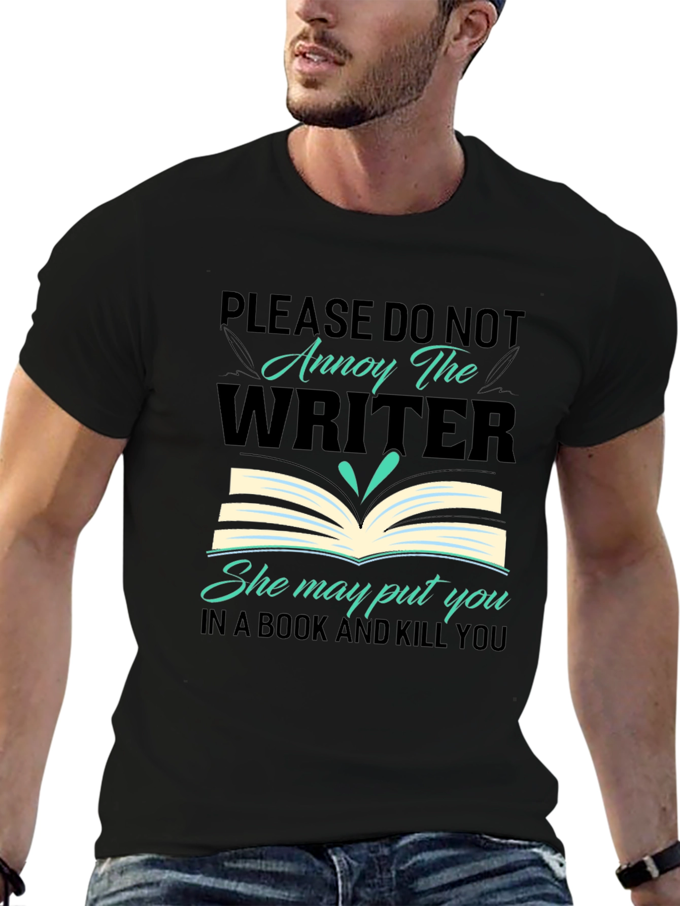 Annoy the Writer T-Shirt - Book & Kill