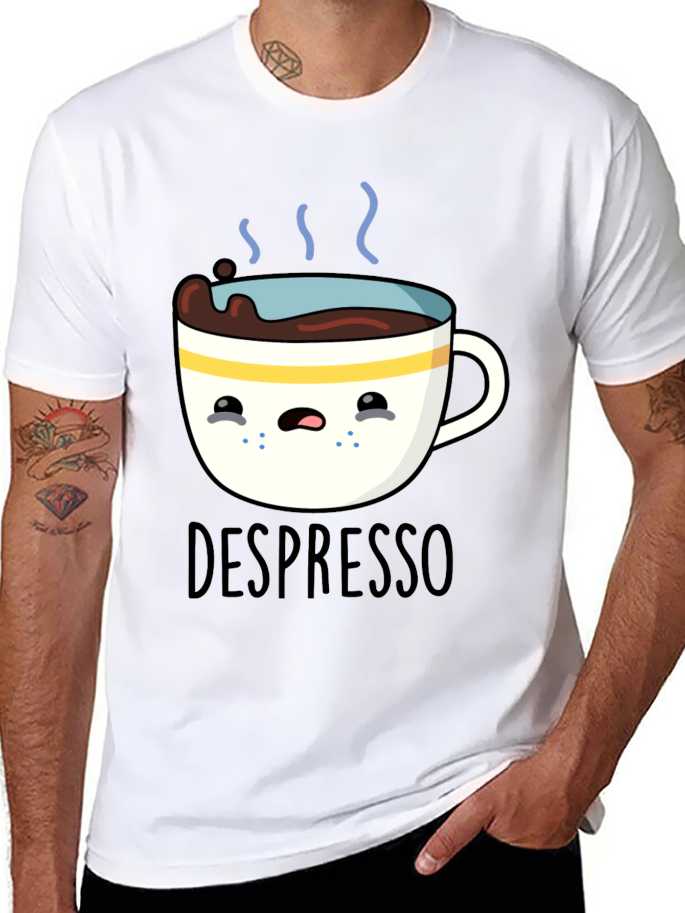 Despresso Funny Coffee Graphic T-Shirt