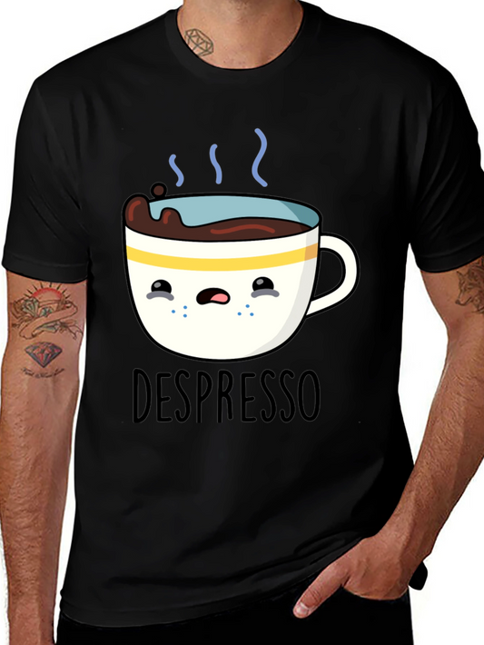 Despresso Funny Coffee Graphic T-Shirt