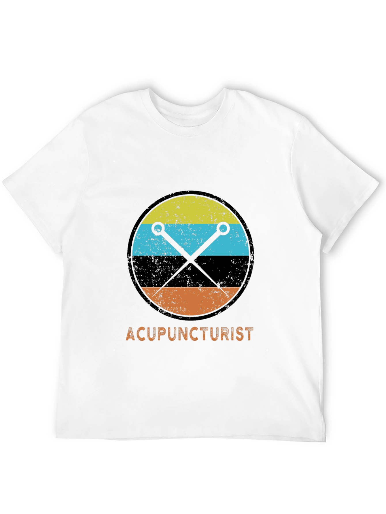 Acupuncturist Retro Style T-Shirt