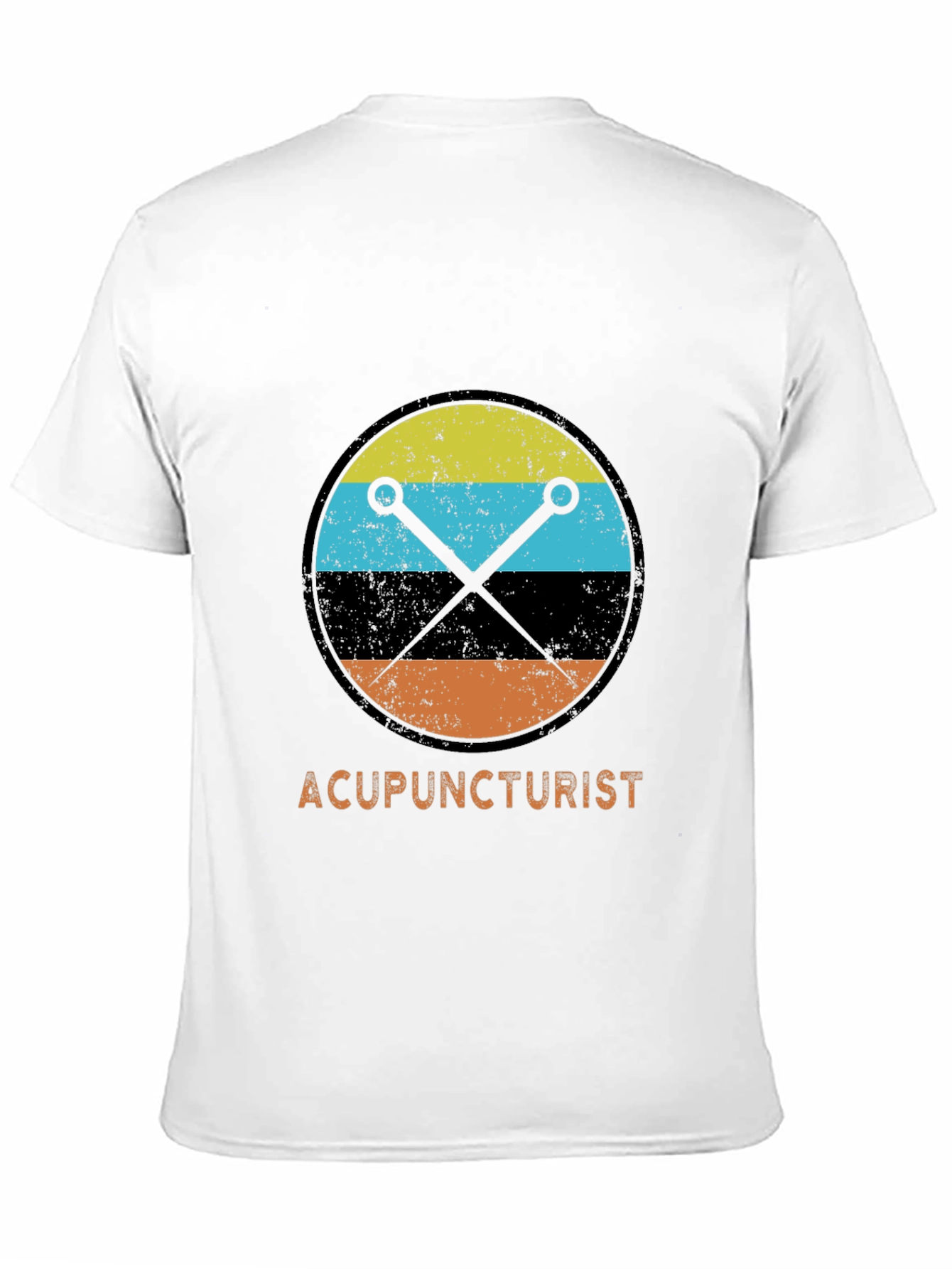 Acupuncturist Retro Style T-Shirt