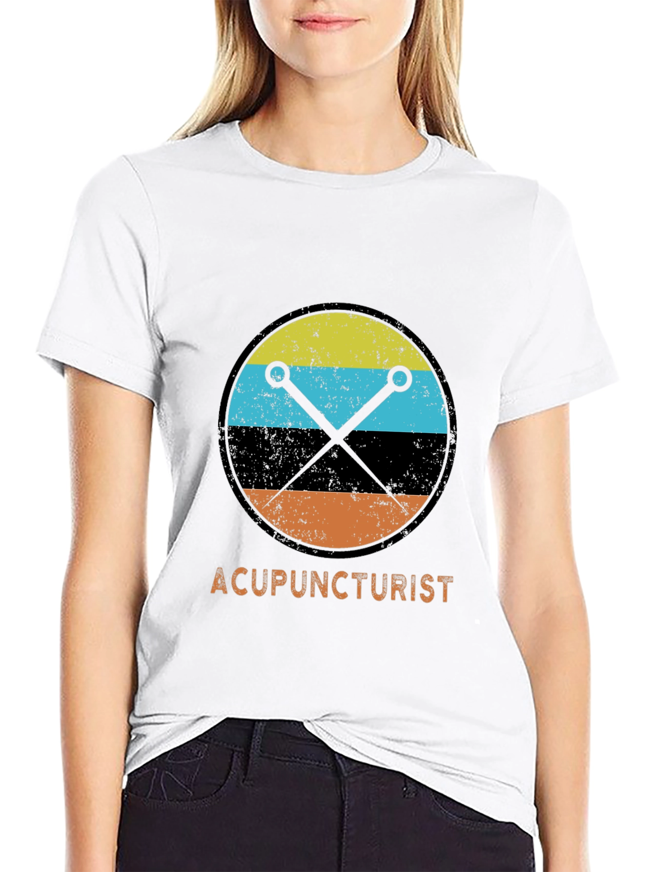 Acupuncturist Retro Style T-Shirt