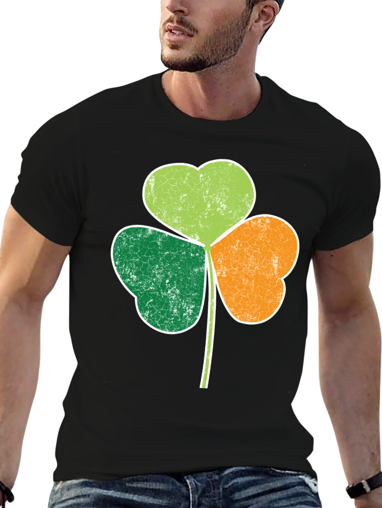 St Patricks Day Shamrock Graphic Tee