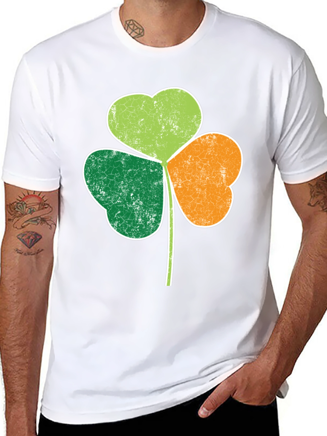 St Patricks Day Shamrock Graphic Tee