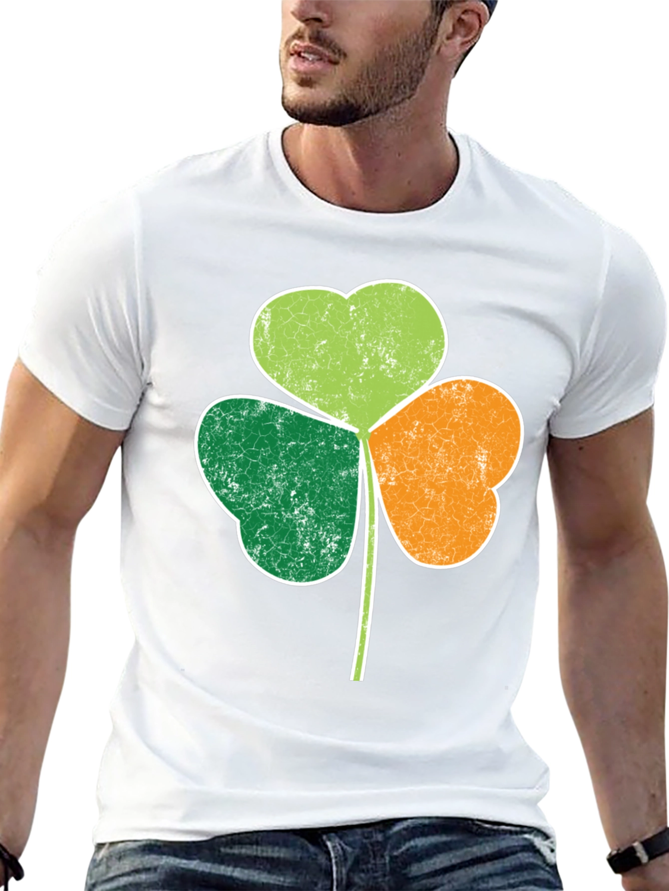 St Patricks Day Shamrock Graphic Tee
