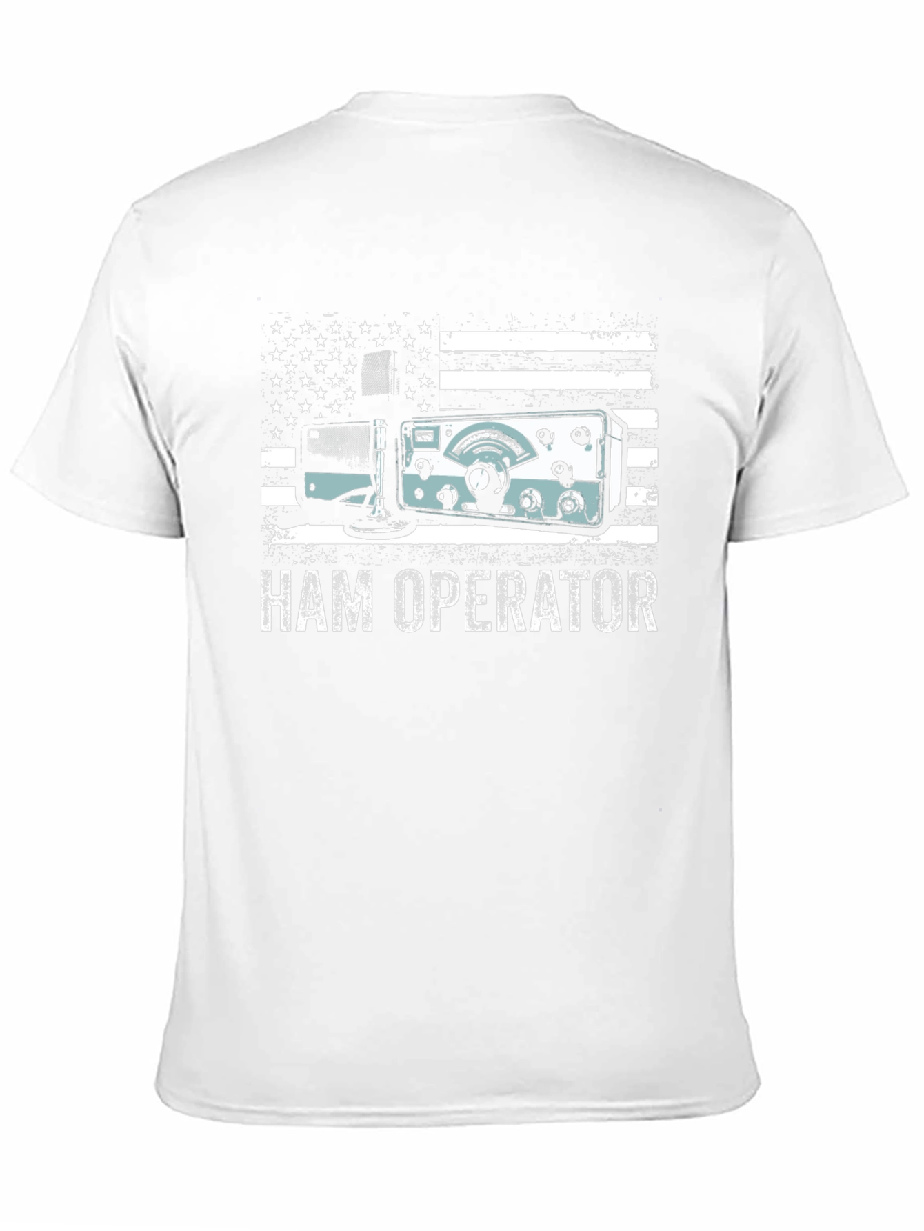 Ham Operator American Flag T-Shirt