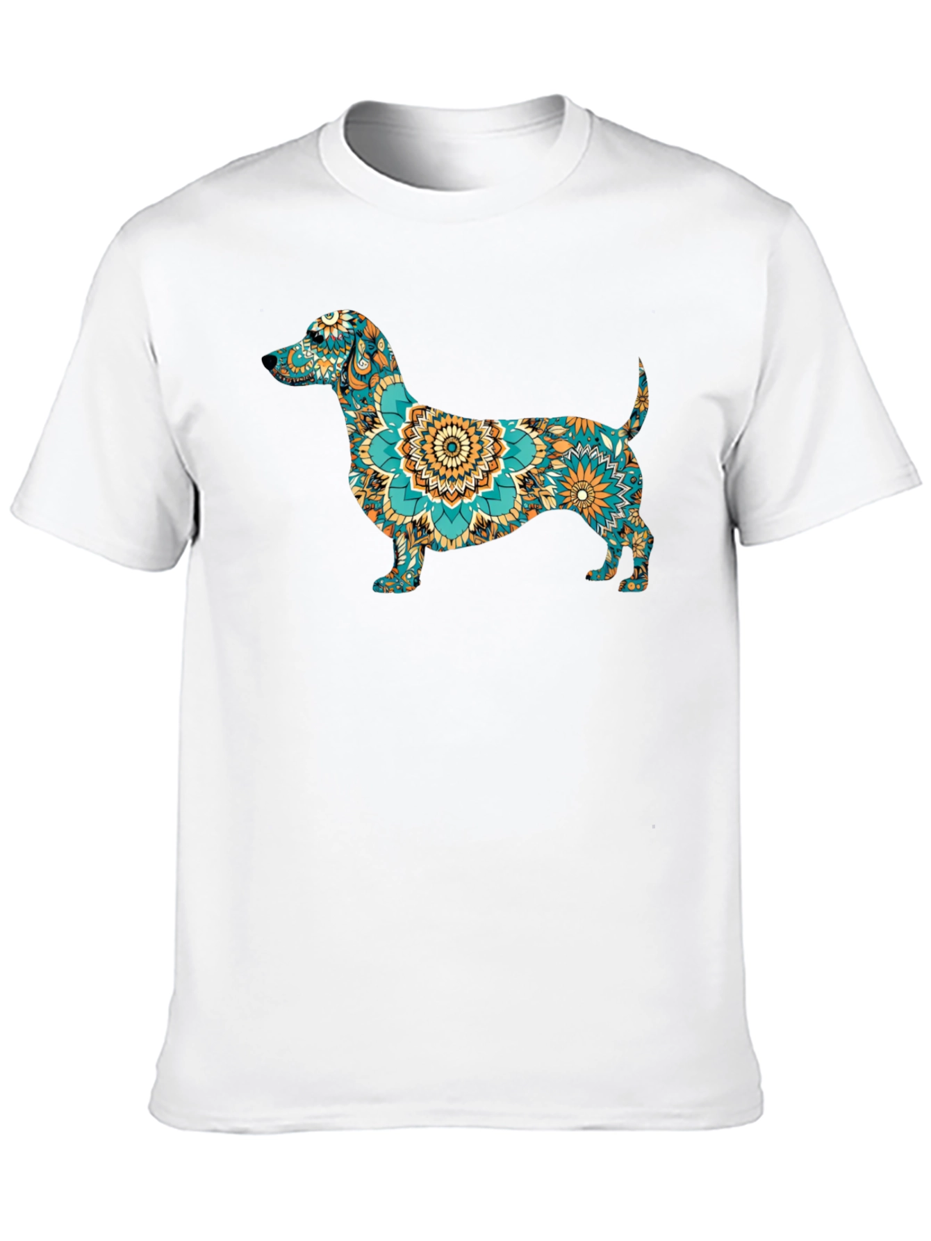 Dachshund Mandala T-Shirt - Unique Dog Lover Gift