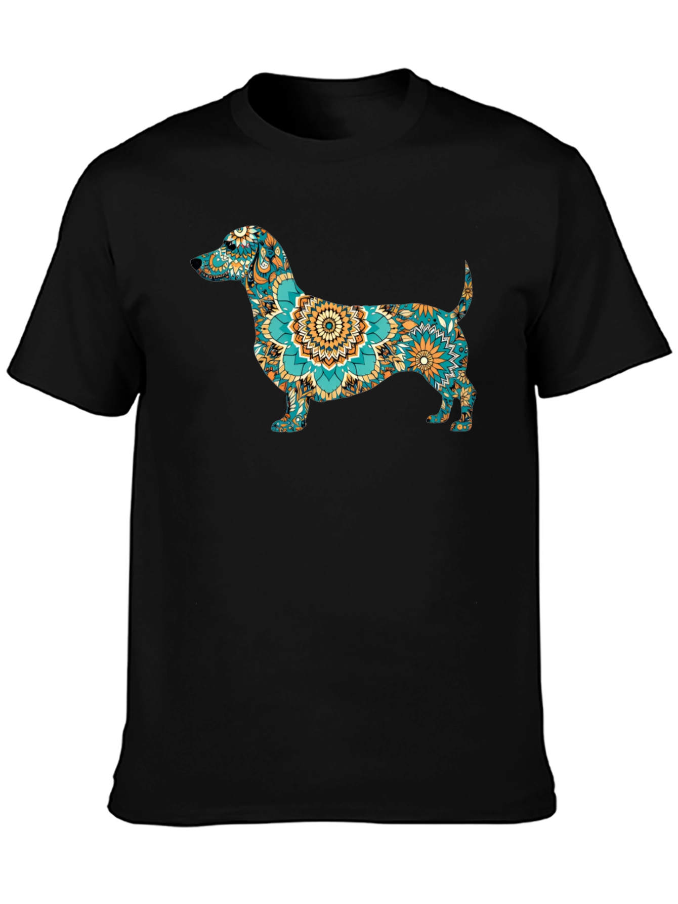 Dachshund Mandala T-Shirt - Unique Dog Lover Gift