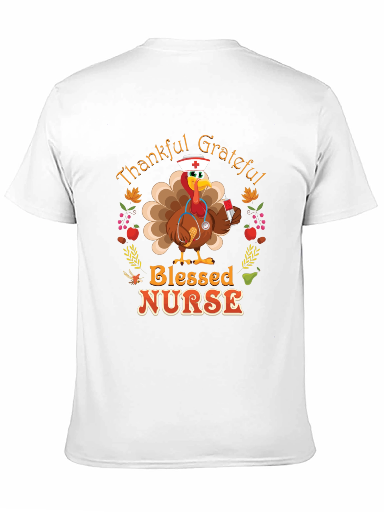 Thankful Grateful Blessed Nurse T-Shirt
