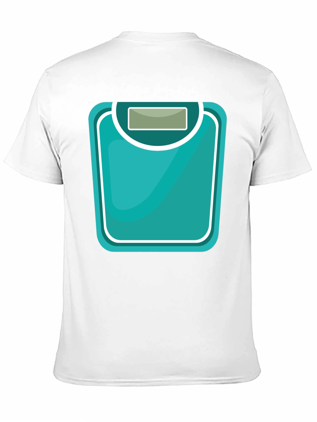 Weight Scale Graphic Tee - Black Cotton T-Shirt
