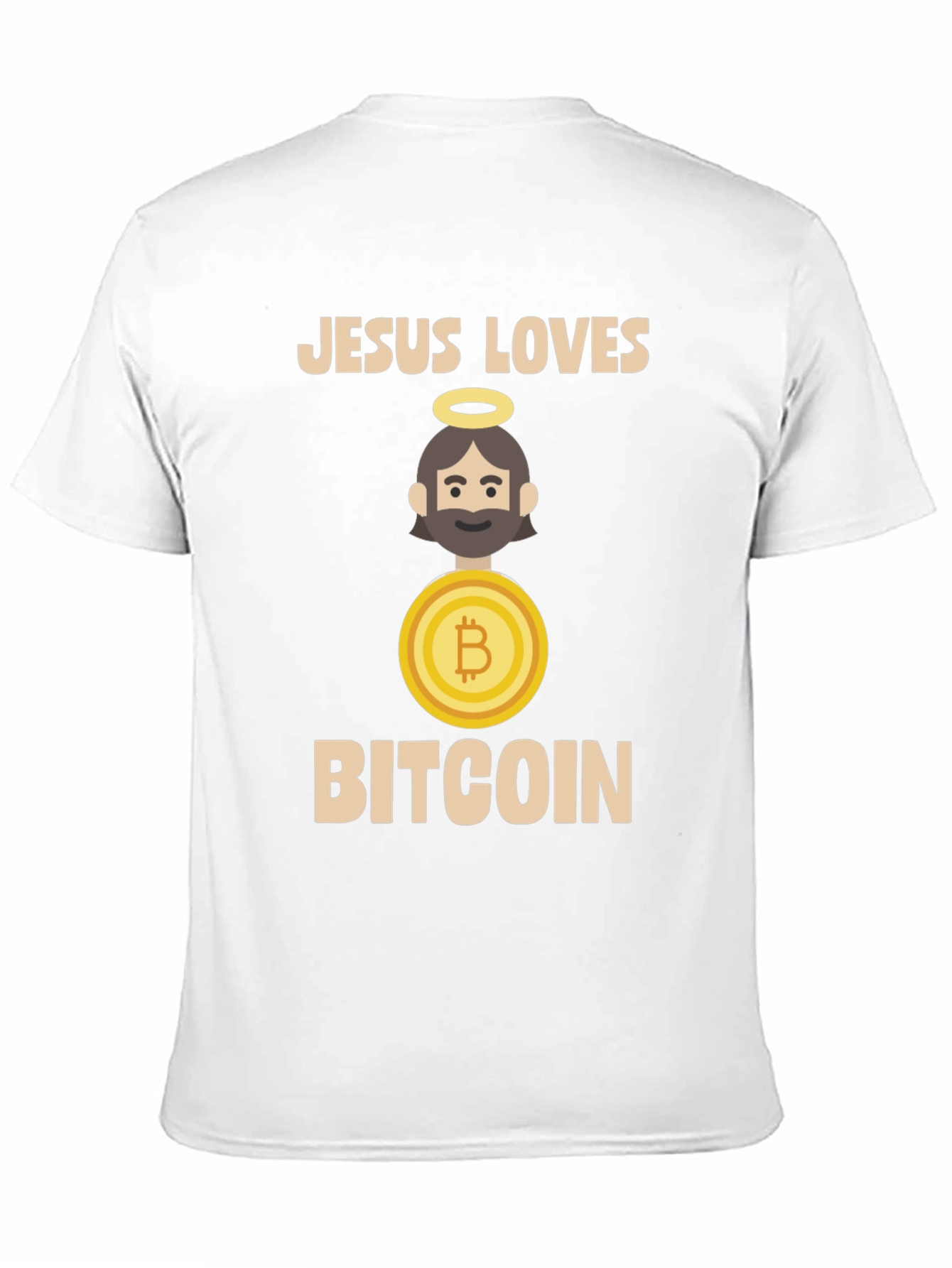 Jesus Loves Bitcoin T-Shirt - Crypto Tee
