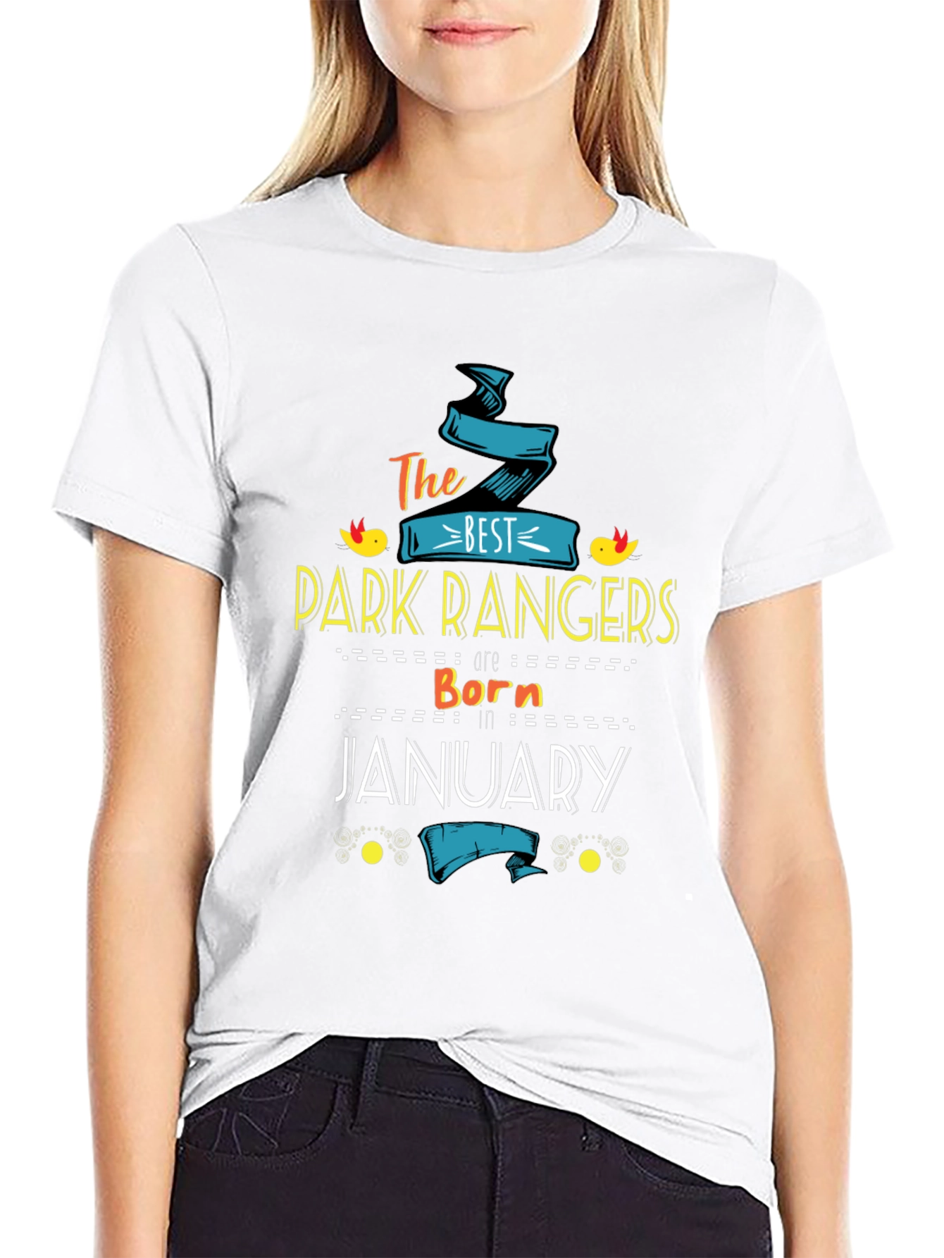 Best Park Rangers January Birthday T-Shirt