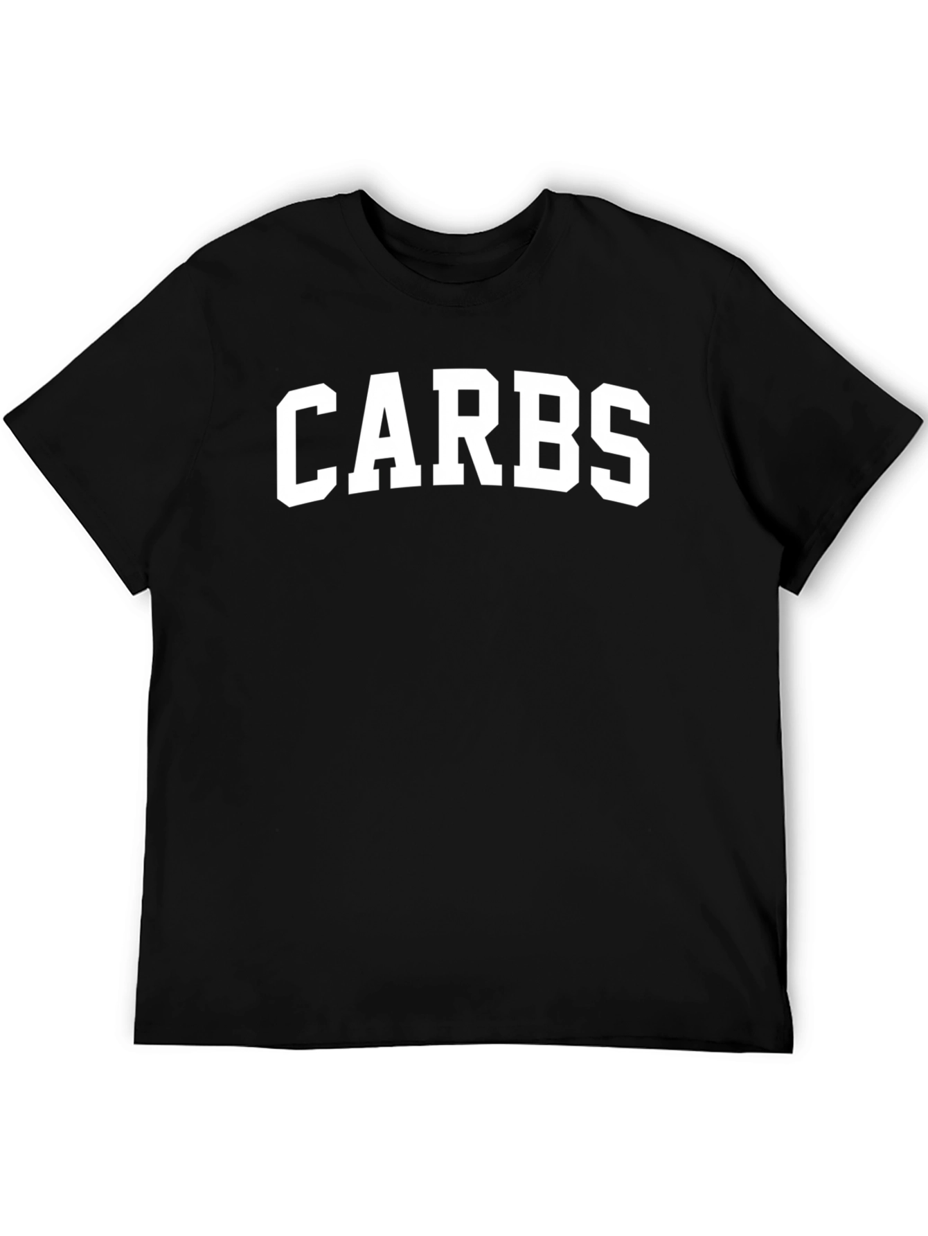 CARBS Graphic Tee - Black Cotton T-Shirt