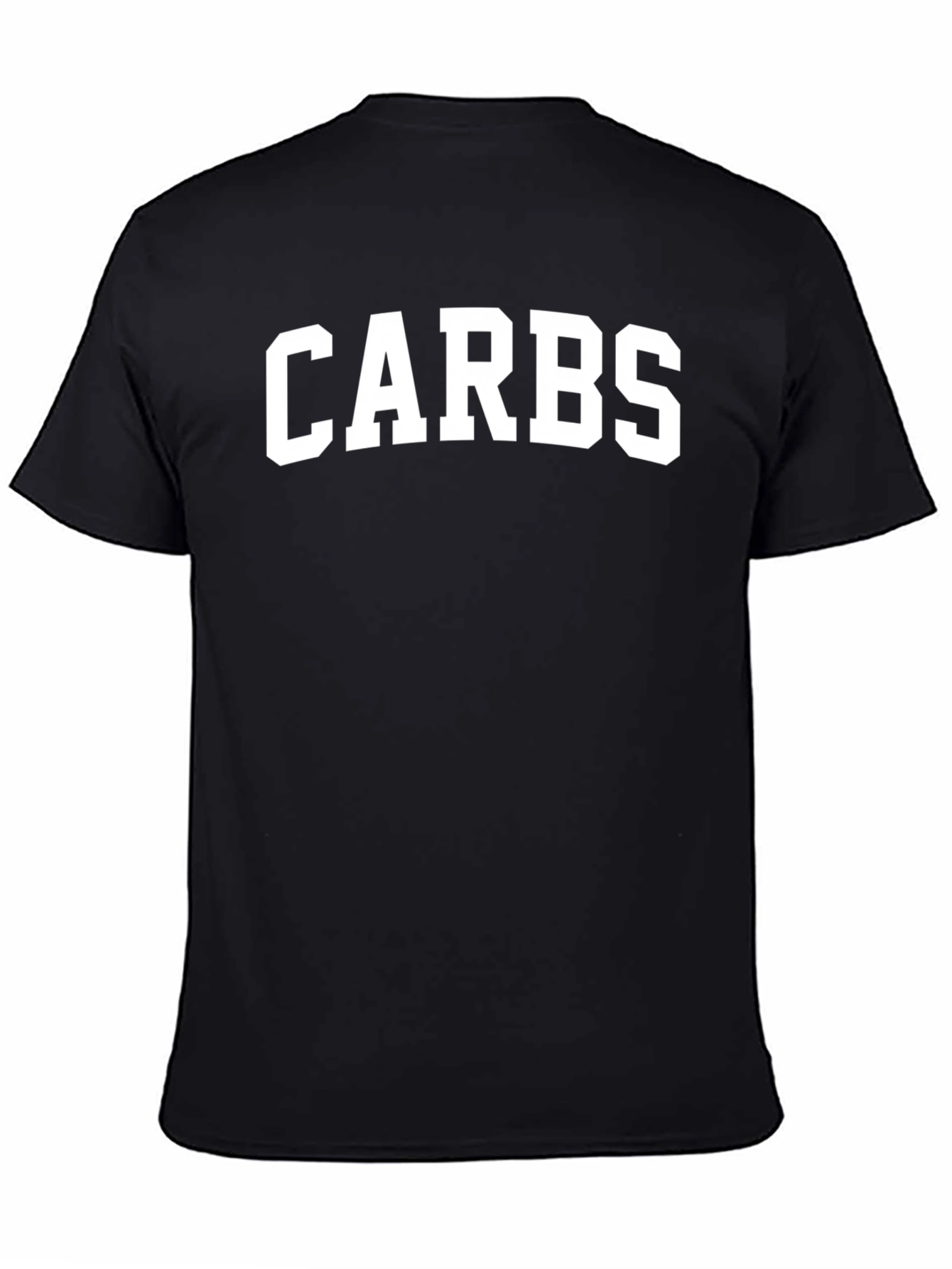 CARBS Graphic Tee - Black Cotton T-Shirt