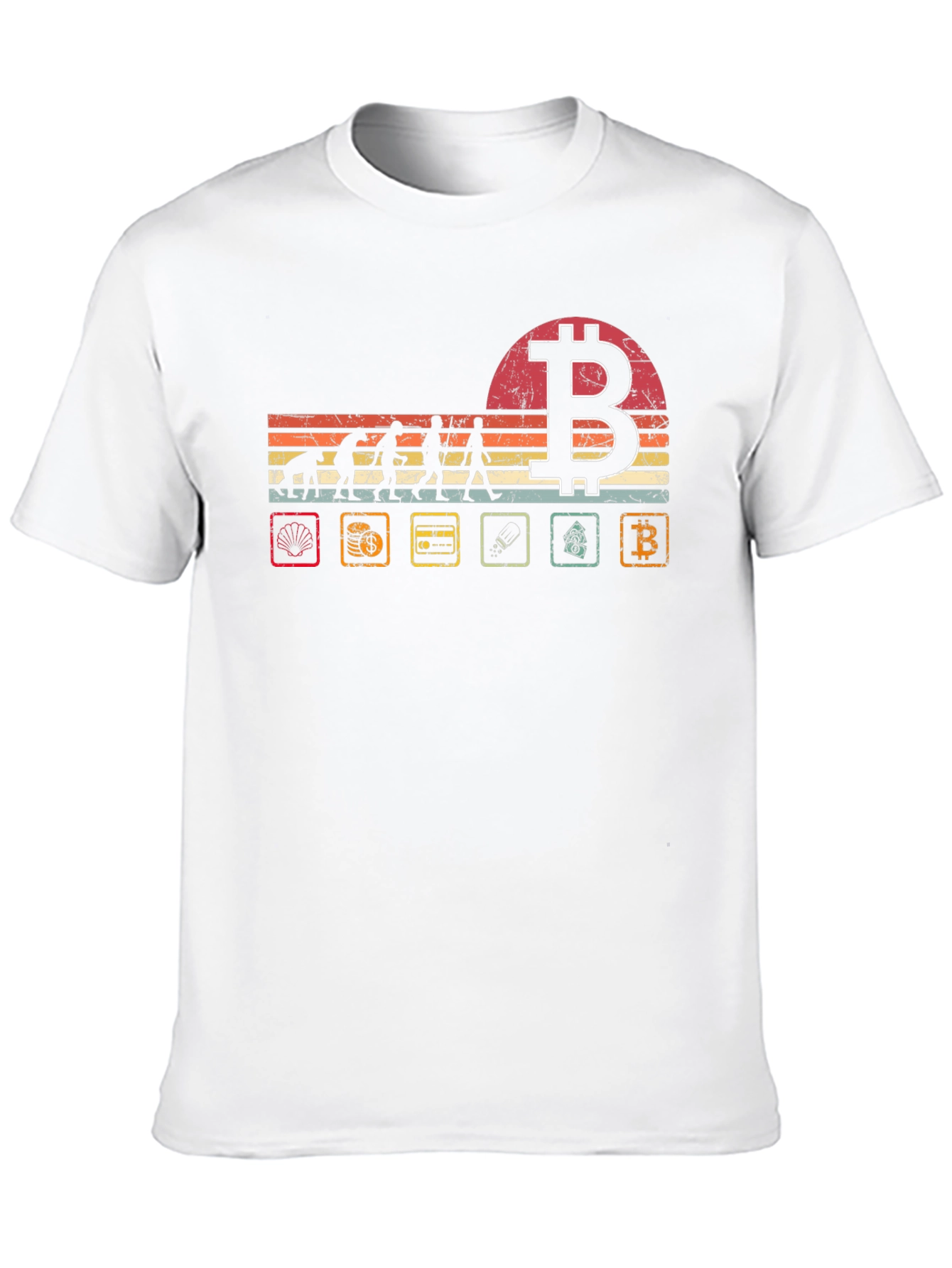 Bitcoin Evolution T-Shirt - Crypto Tee