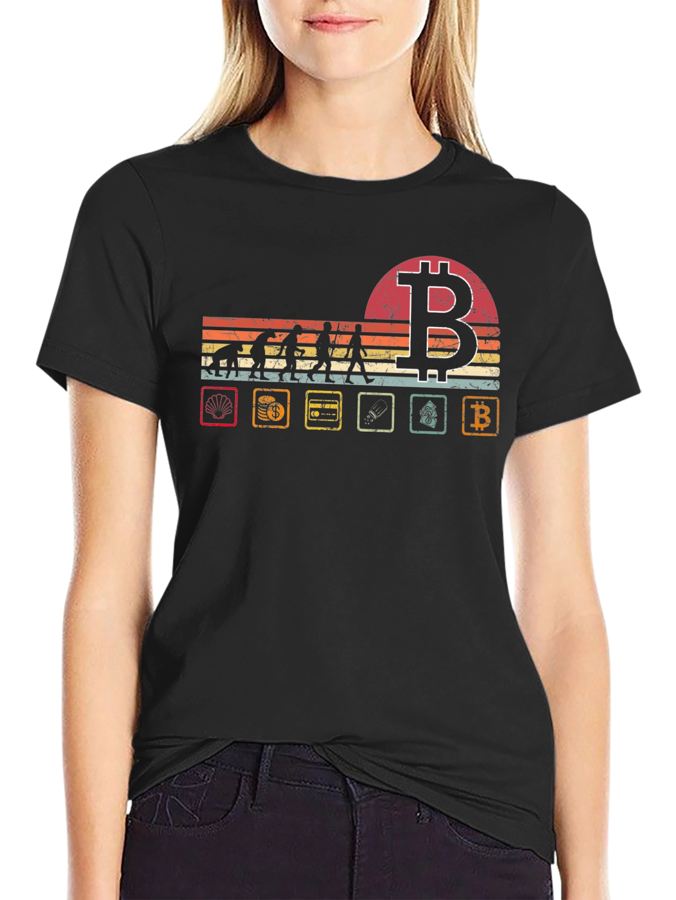 Bitcoin Evolution T-Shirt - Crypto Tee