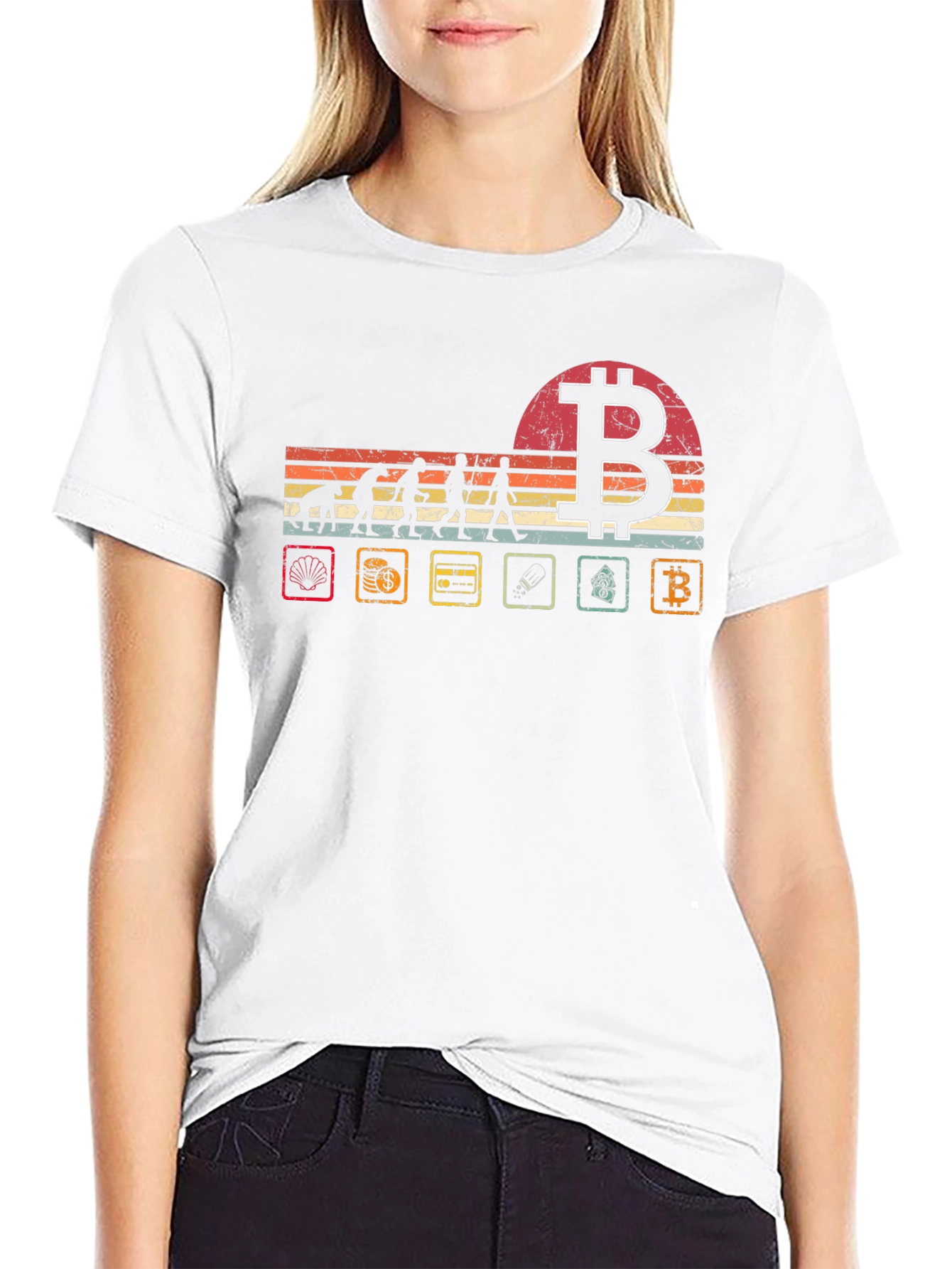 Bitcoin Evolution T-Shirt - Crypto Tee