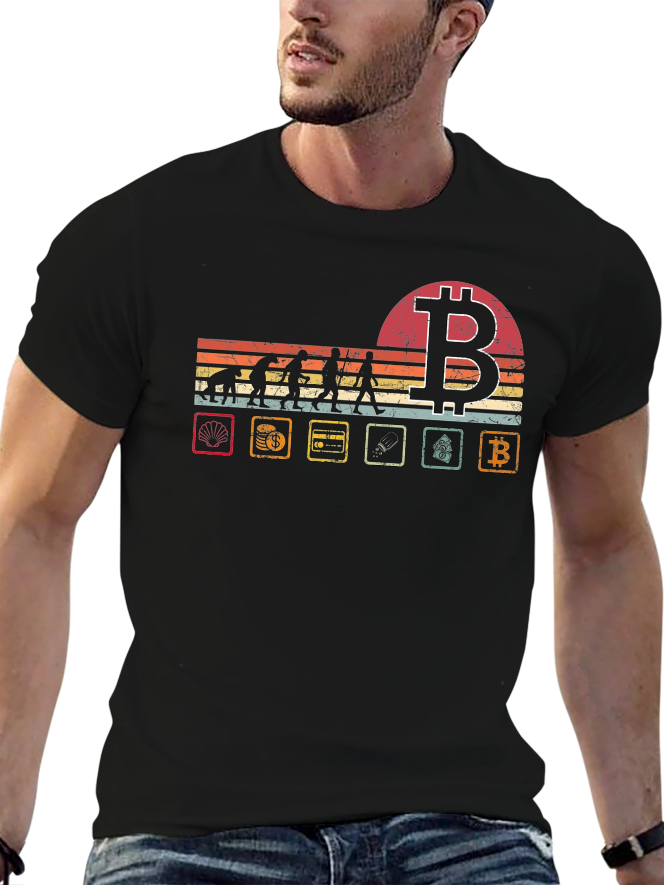 Bitcoin Evolution T-Shirt - Crypto Tee