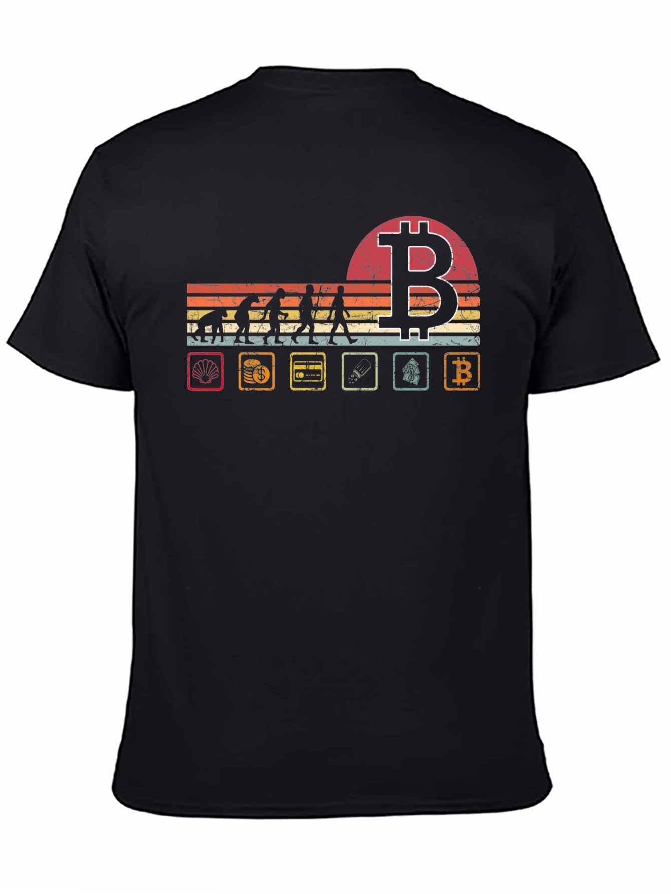 Bitcoin Evolution T-Shirt - Crypto Tee