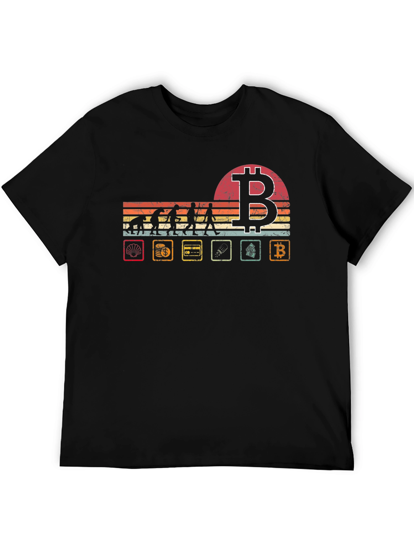 Bitcoin Evolution T-Shirt - Crypto Tee