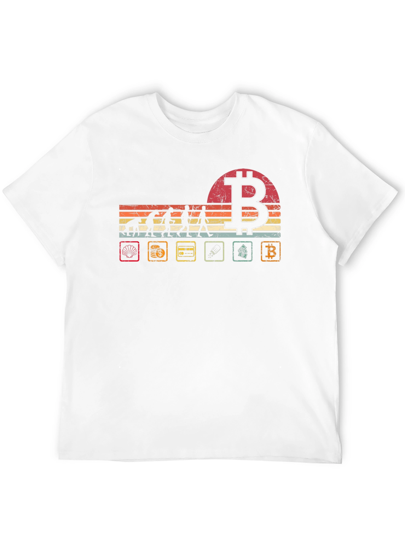 Bitcoin Evolution T-Shirt - Crypto Tee