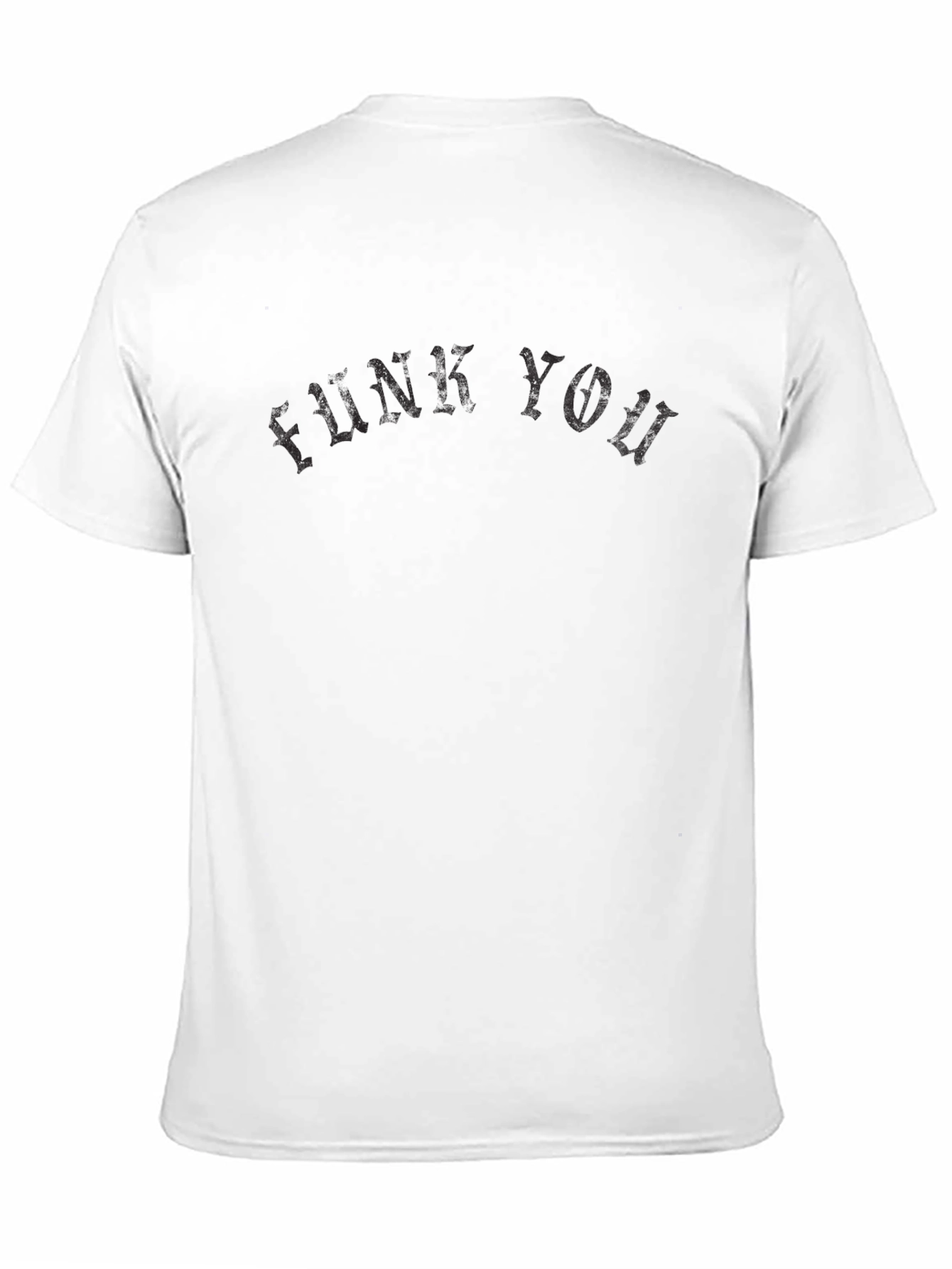 Black Funk You Crew Neck Graphic T-Shirt
