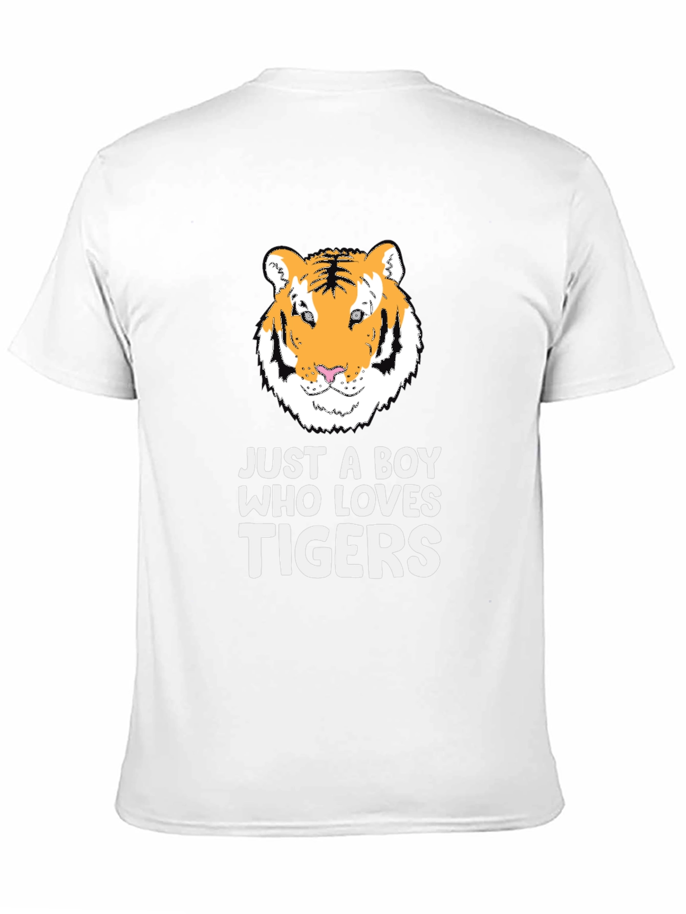 Boy Who Loves Tigers Graphic Tee - Black