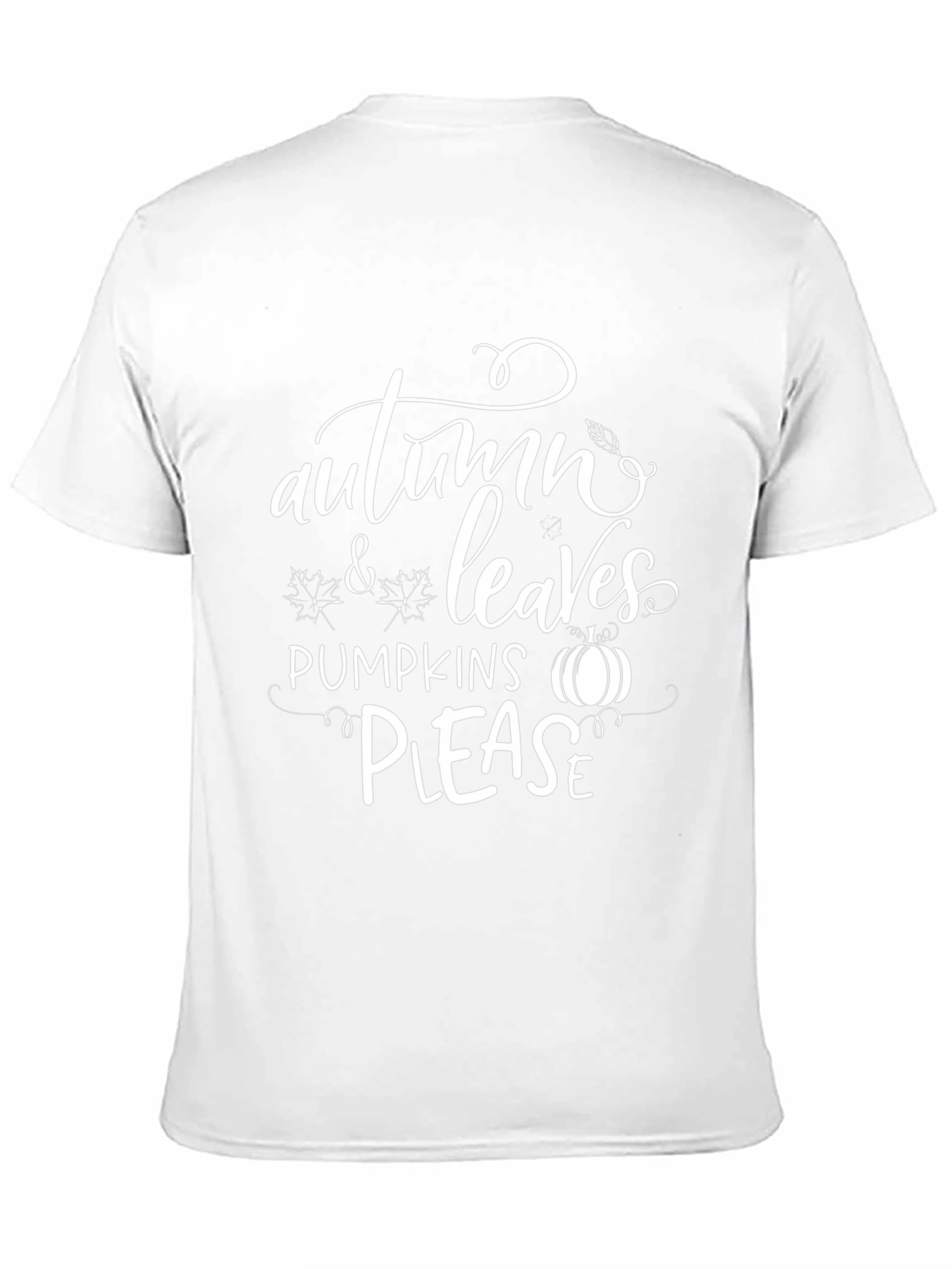 Autumn Leaves Pumpkins Please T-Shirt