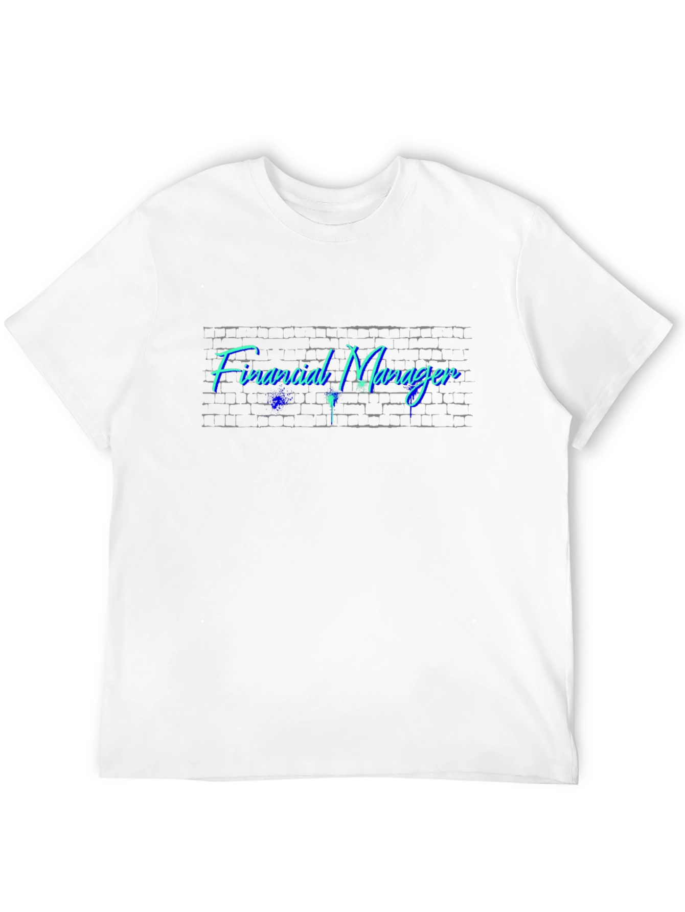 Financial Manager Brick Wall Graphic Tee