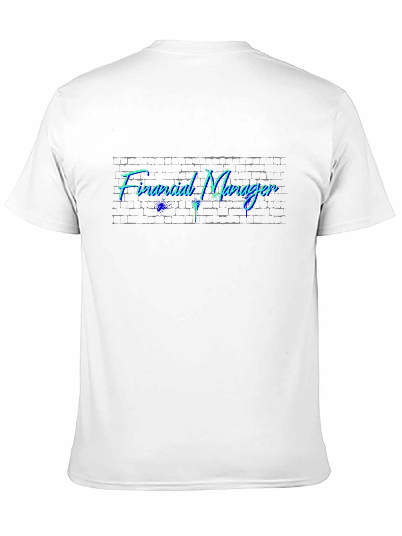 Financial Manager Brick Wall Graphic Tee