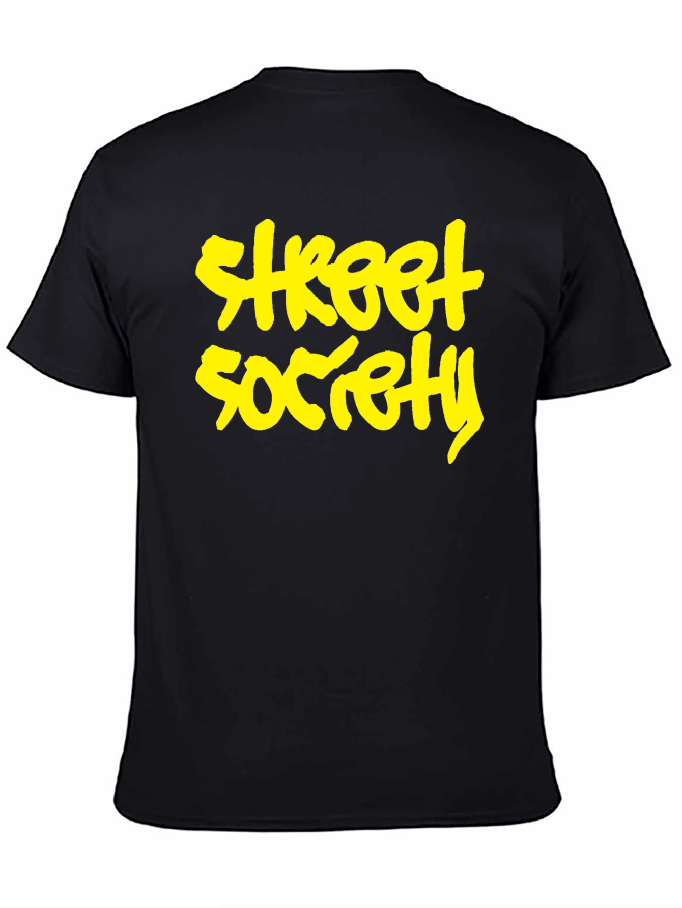 Street Society Black Graphic Tee